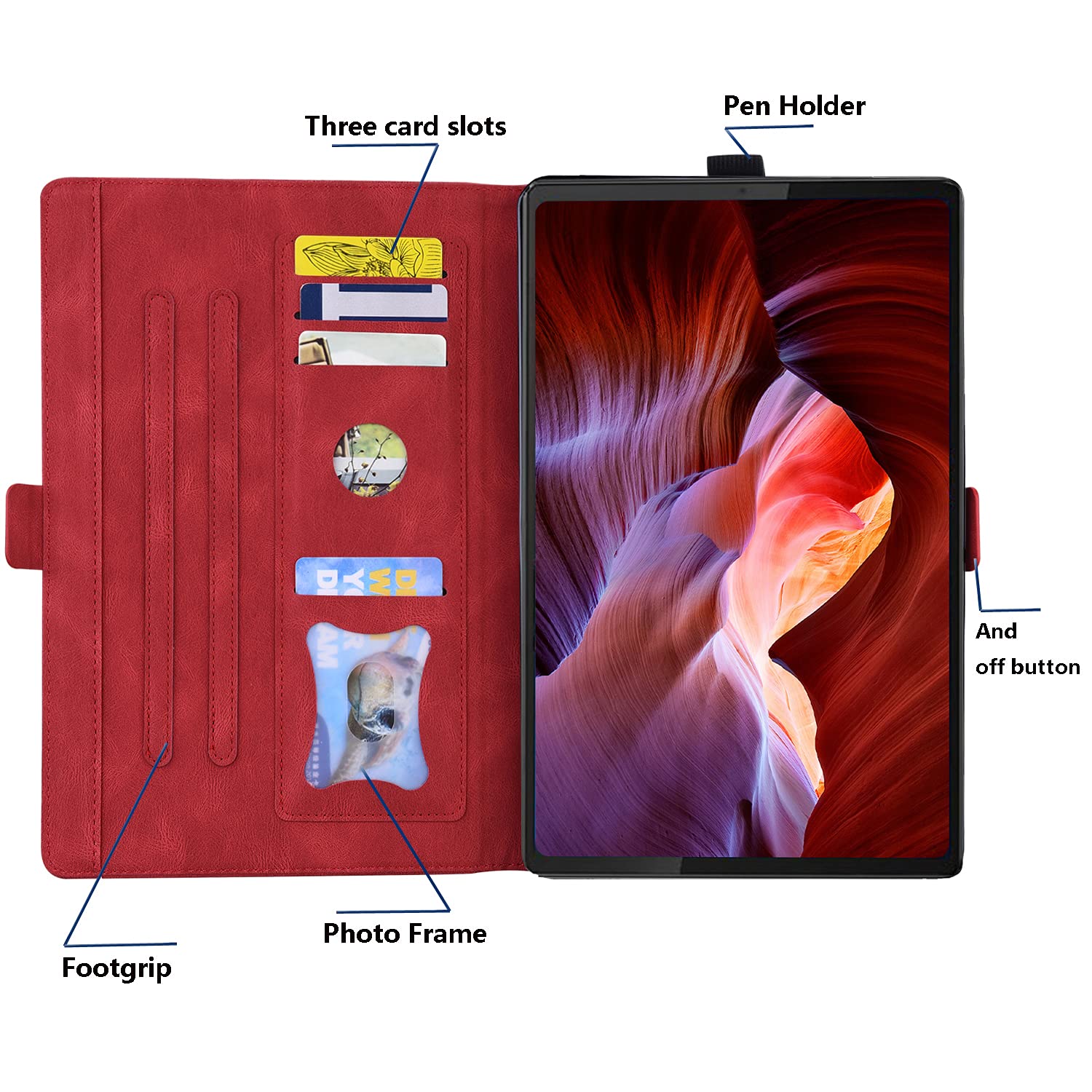 Cover Lenovo Tab M10 FHD Plus 10.3: Custodia In PU Con Smart Cover E Stand, Motivo Space Dog