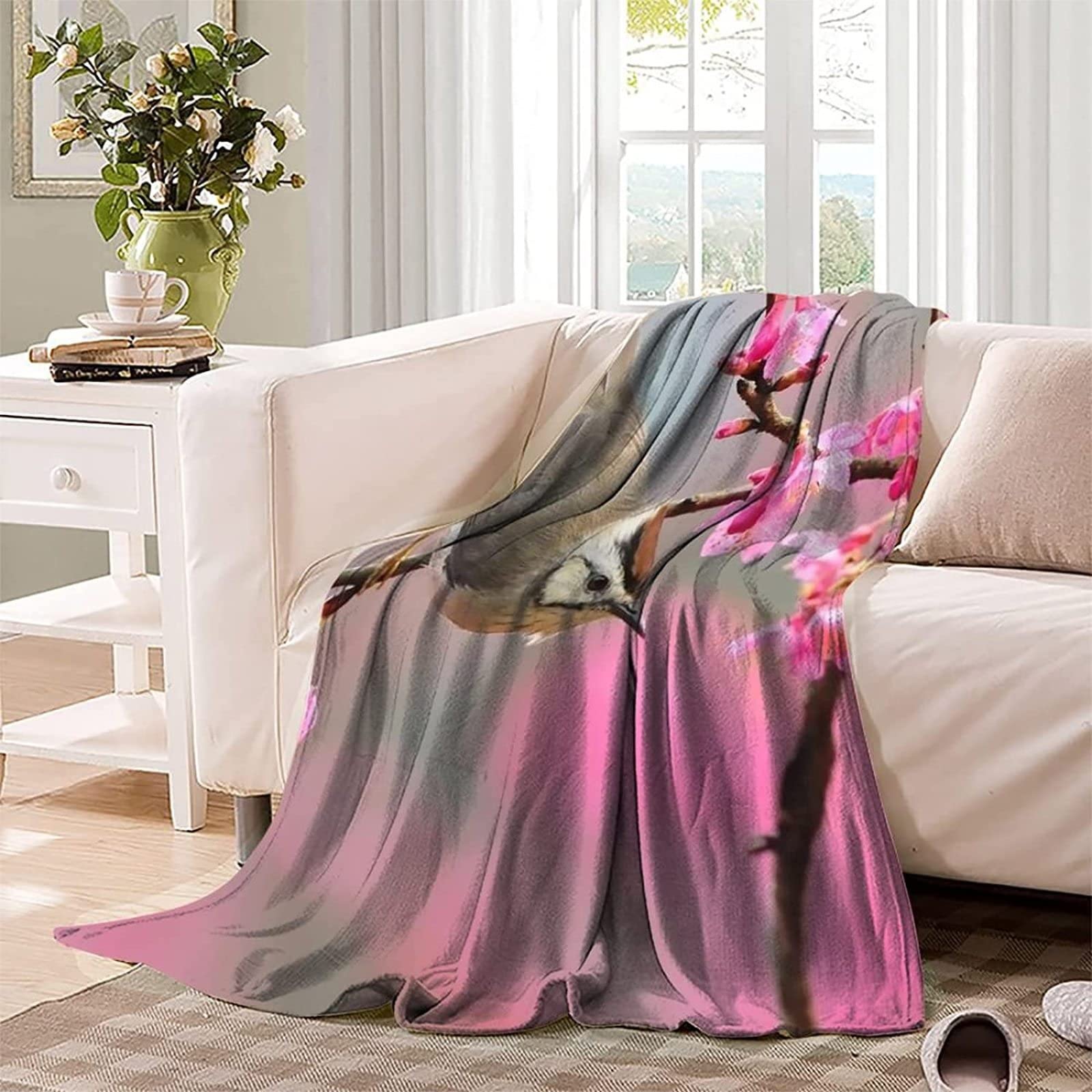 Flauschige Kuscheldecke 130x150 Cm – Weiche Fleecedecke Für Sofa, Bett Und Couch, Waschbar, Als Geschenk