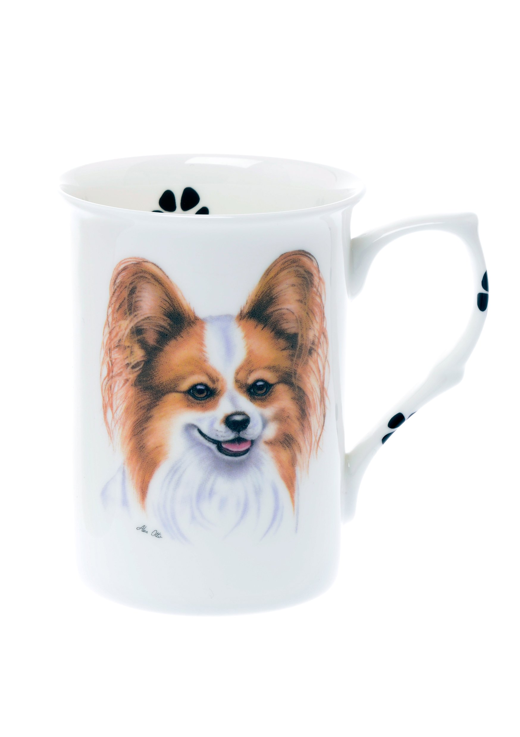 (BB47) SINGLE BONE CHINA BEAKER/ MUG/CUP PAPILLON KIRSTY JAYNE CHINA