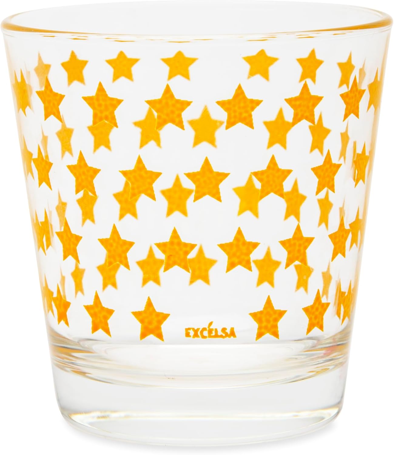 Excelsa Enjoy Set of 6 Glasses with Yellow Stars