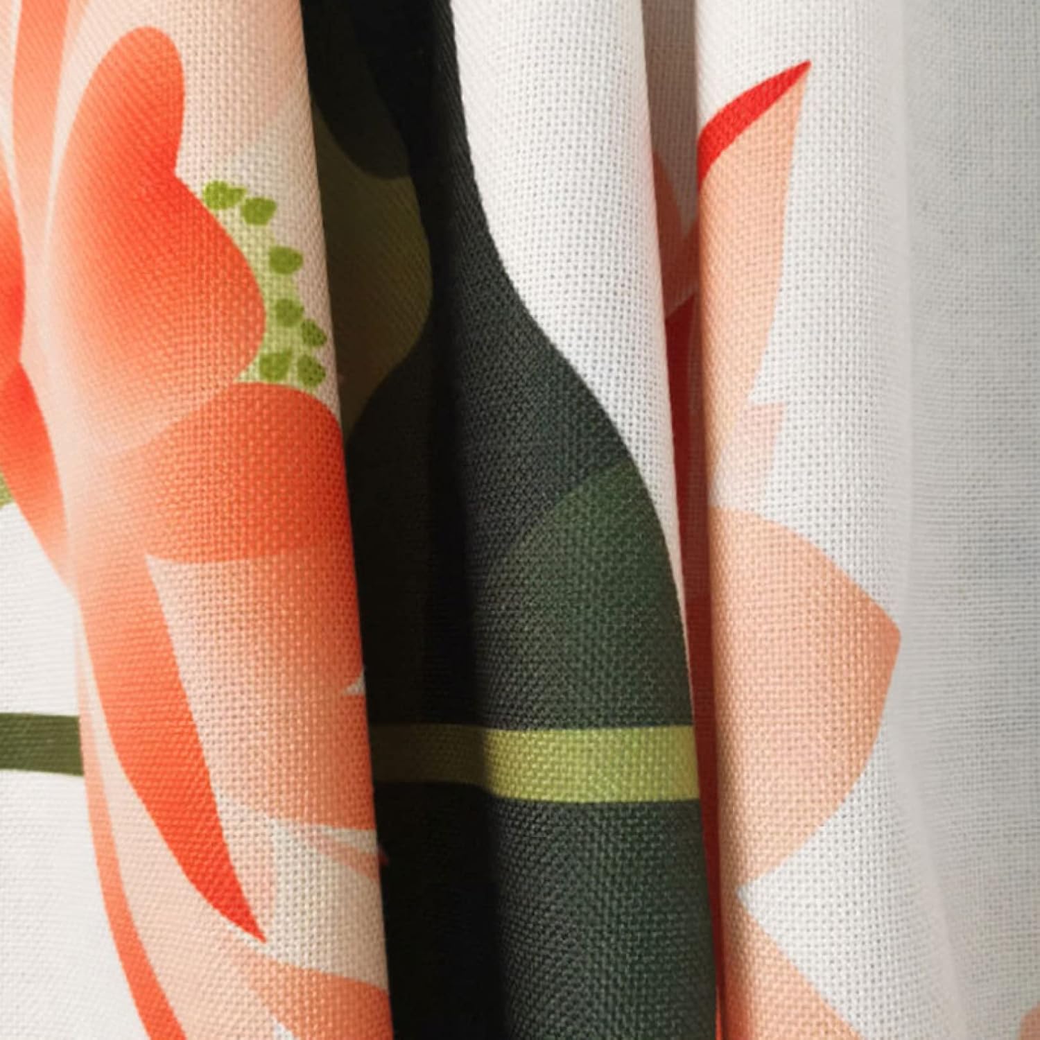 ドアのカーテン フローラル 間仕切り カラー8 のれん 断熱 風をふさぐ 85*90cm 暖簾 プライバシーの保護 カーテン のれん