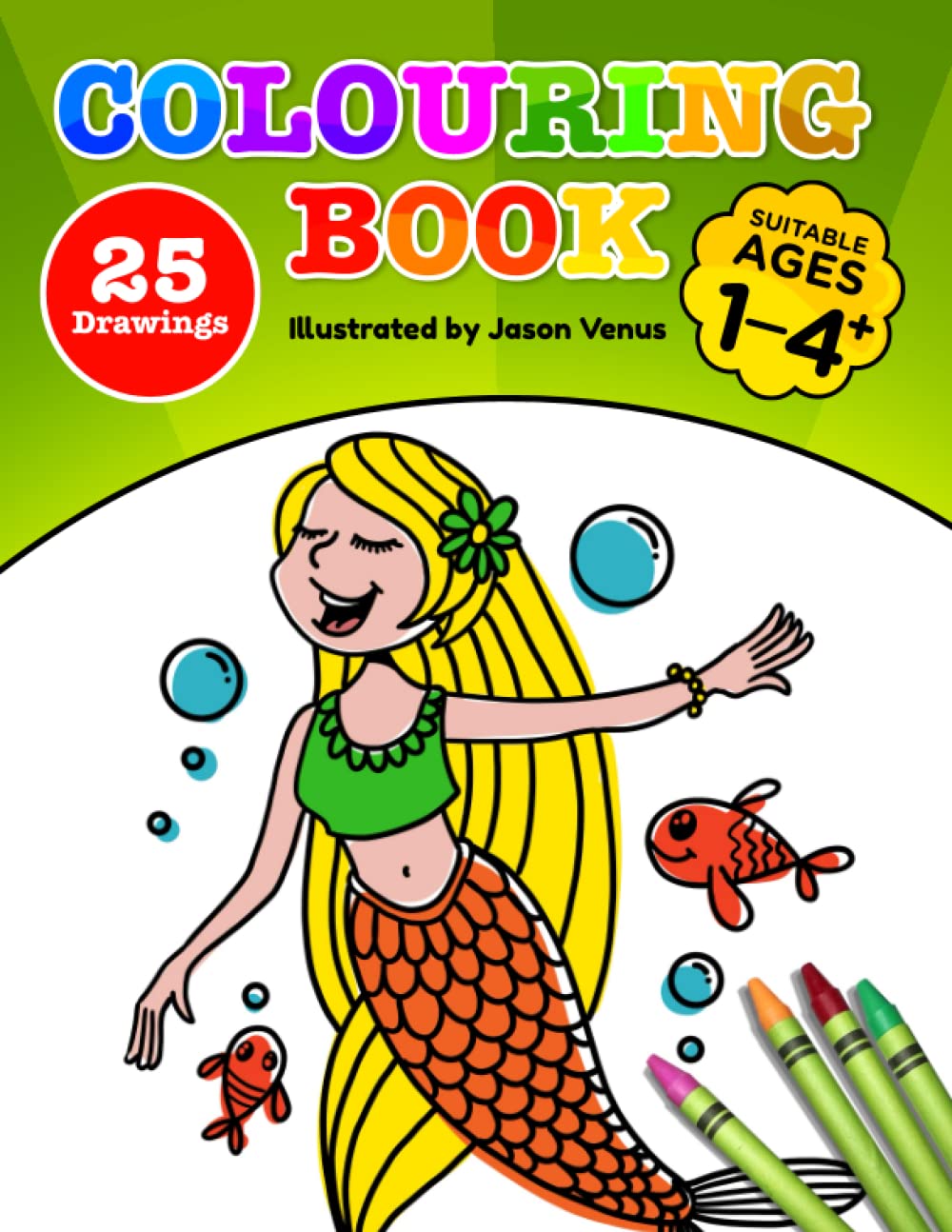 Colouring Book for Kids: 25 Page colouring book for kids