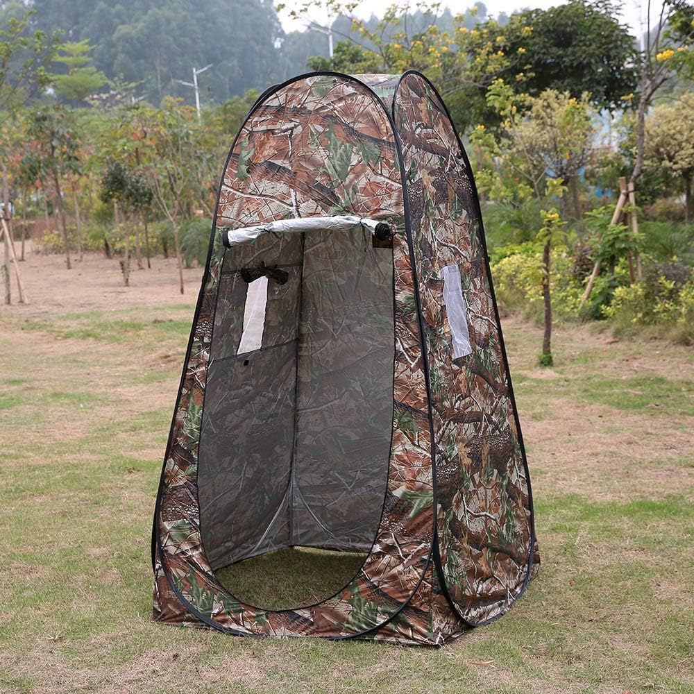 ACTEA Portable Privacy Shower Toilet Tent Camping Up Tent Camouflage Changing Tent Moving Tents Privacy Toilet Changing Room