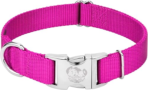 Miniatura 9 de Country Brook Petz  Collar de nailon premium con hebilla de metal para perro para razas pequeñas, medianas y grandes  Más de 10 colores geniales