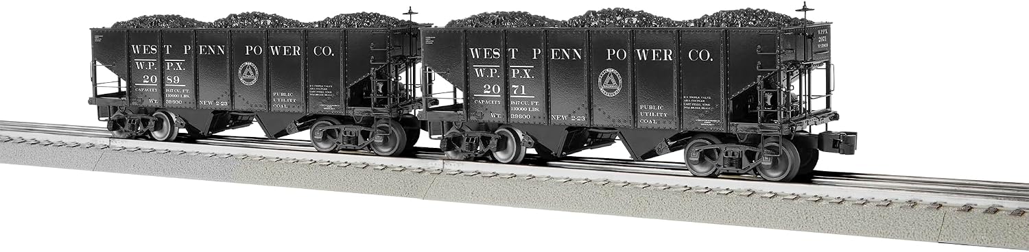 Lionel WEST PENN POWER 2 BAY HOPPER 2 PACK #2071 & #2089 O GAUGE