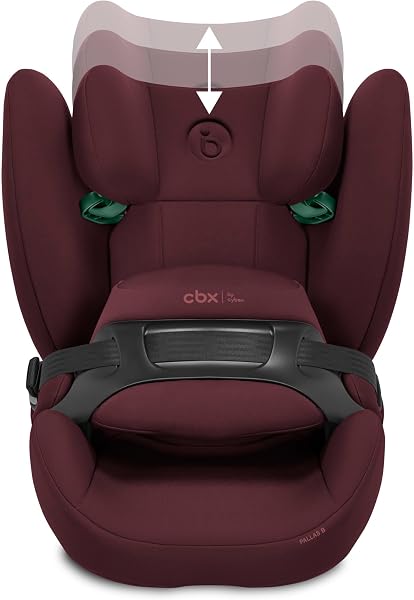 CBX by Cybex Kinder-Autositz Pallas B i-Size, ISOFIX und Top-Tether, Ab ca. 9-50 kg, Ab ca. 15 Monate bis 12 Jahre, UN R129/04, Rot - 4