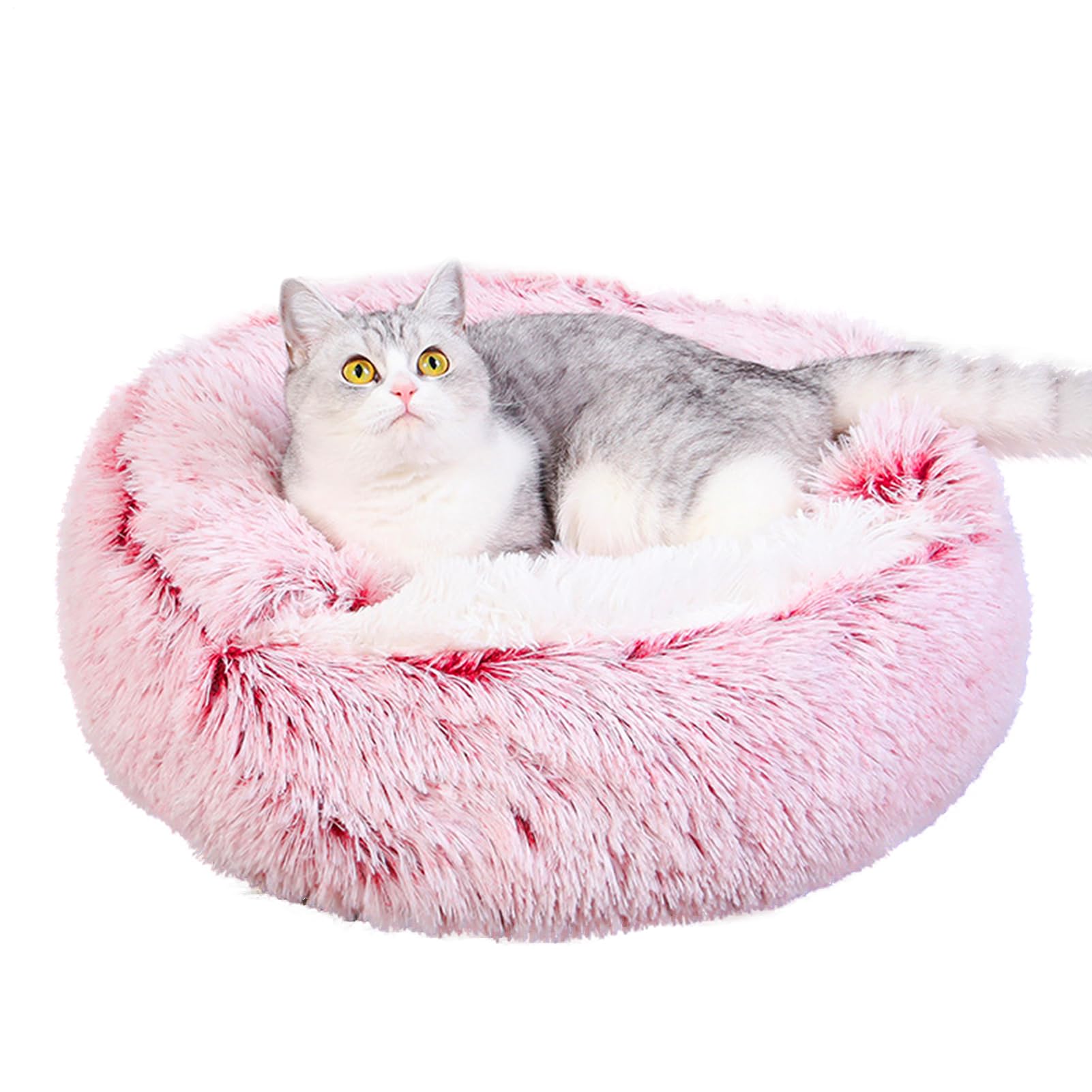 Camas para gatos lavables con felpa suave y cojín antideslizante