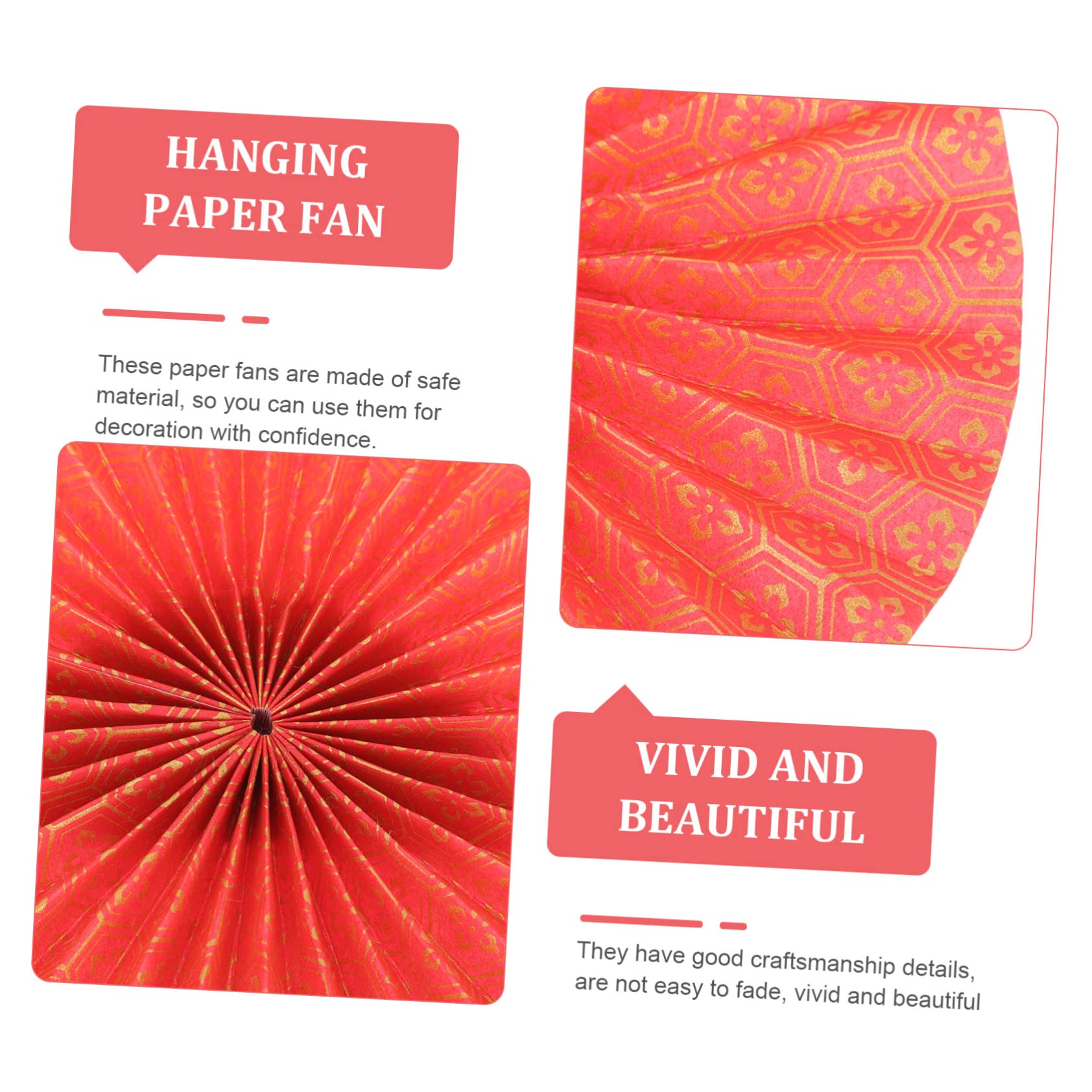 ABOOFAN STK Fächerblume aus japanischem Papier Klebeband doppelseitig Double Sided Tape Hochzeitspapier-Fans Zellpapier-Fan Dekoration Hochzeitsdeko Papierfans basteln Papierstütze