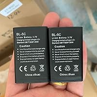 Vista 2 de BL-5C 3.7V 1050mAh Batería recargable de iones de litio adecuada para consola de juegos portátil Gameboy Radio doméstica con protección de corriente