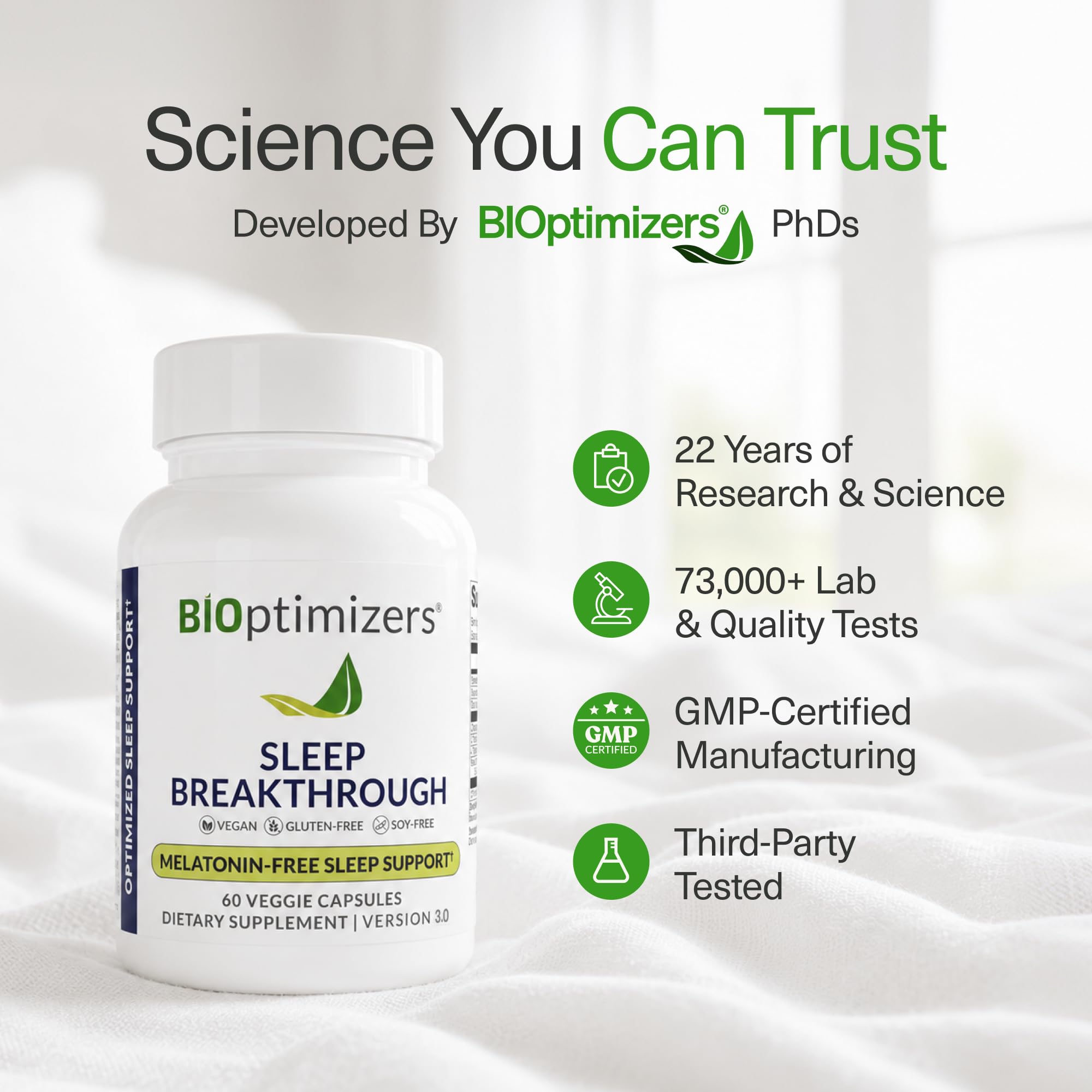 BIOptimizers Sleep Breakthrough, Calming Relief Aid for Adultst 60 Capsules — Amazon image 7