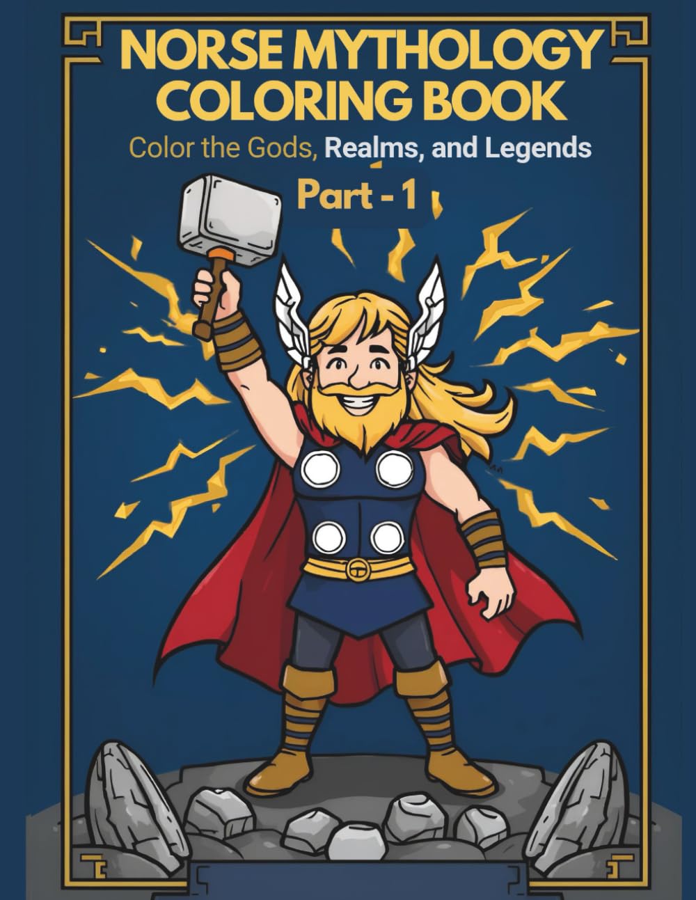 Norse mythology colouring book: Part - 1