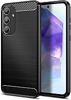Vista 11 de Funda Qiinogow compatible con Samsung Galaxy A23 4G/5G, cubierta delgada para teléfono con absorción de golpes, funda protectora de fibra de carbono
