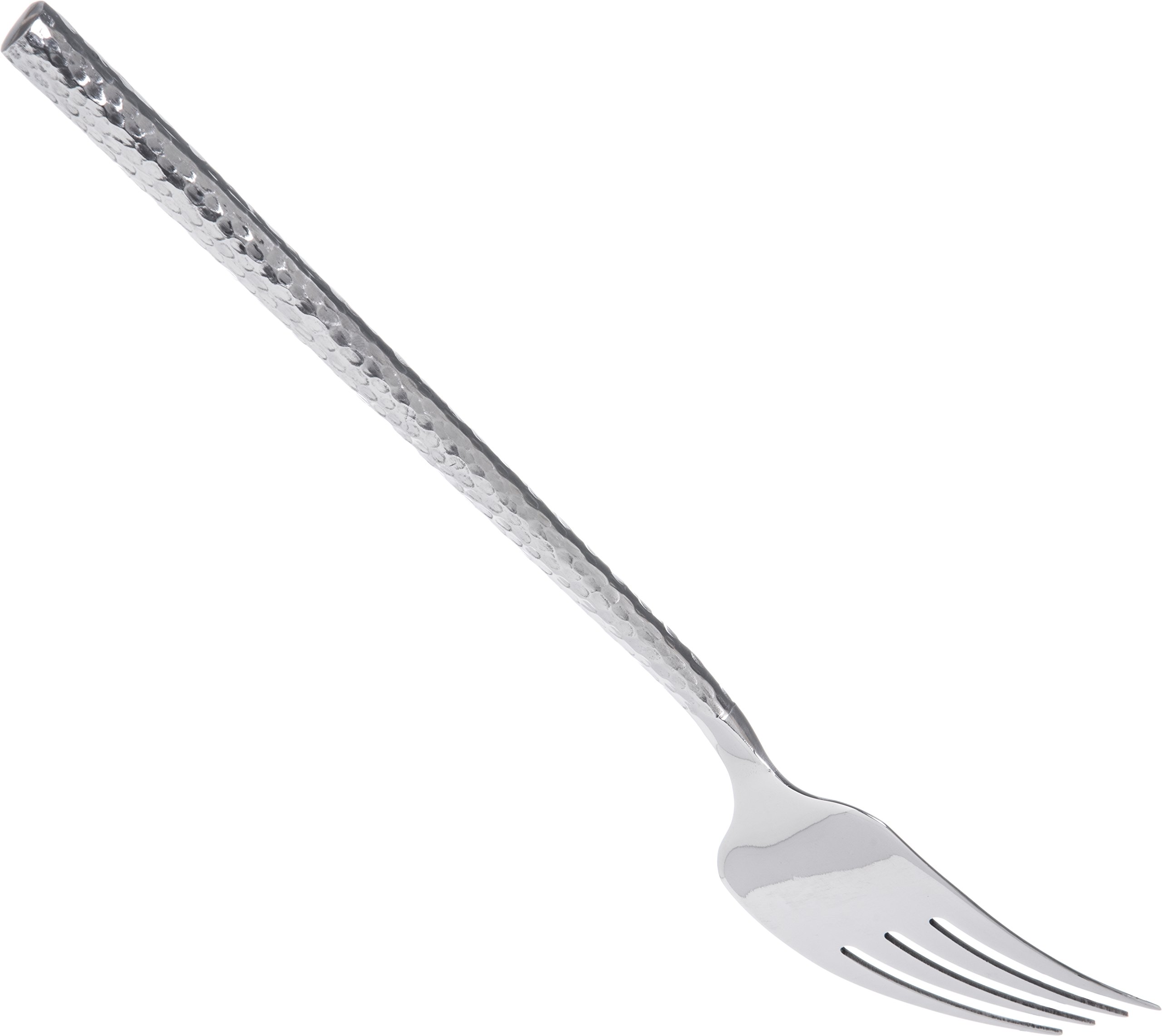 Carlisle 60202 Hammered Stainless Steel Cold Meat Fork, 12"