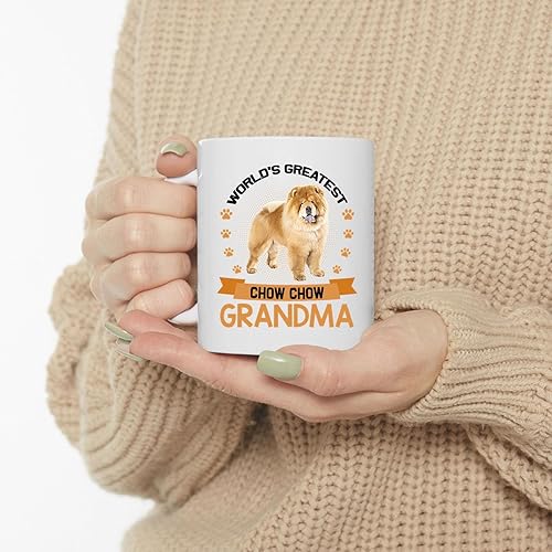 Miniatura 3 de Lovesout World's Greatest Golden Chow Chow Dog Grandma Gifts for Women Funny Coffee Mug White Ceramic Tea Cup 11oz Puppy Owner Gifts