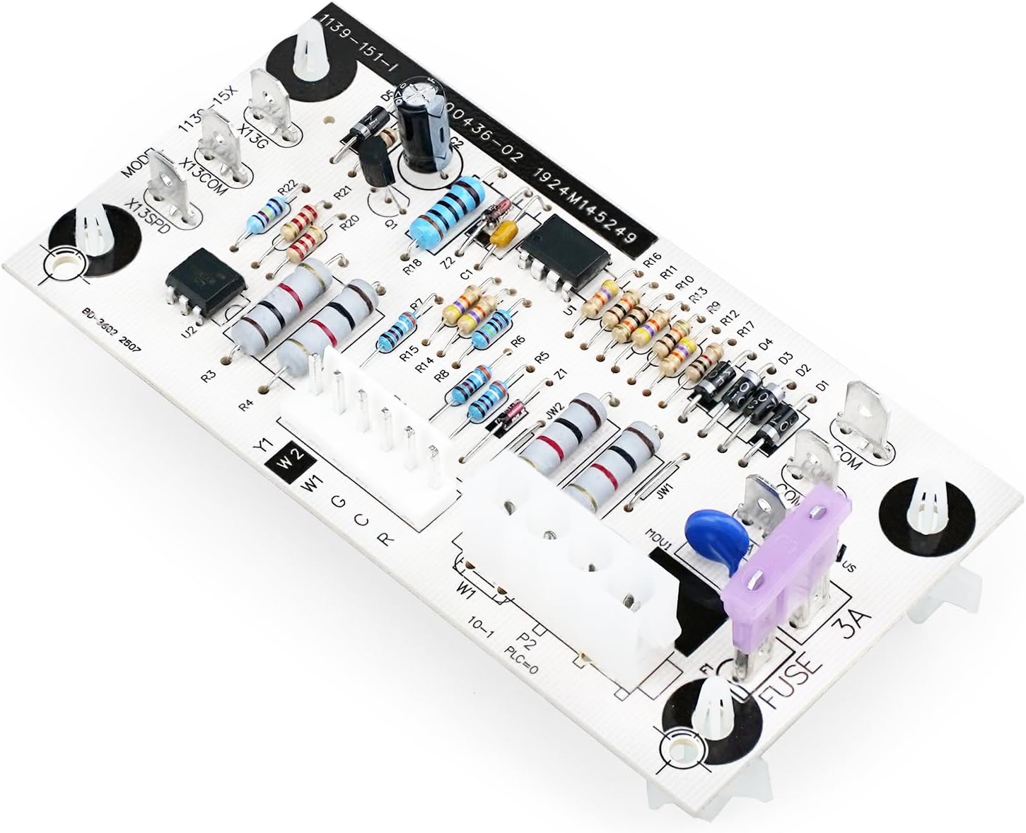 3602 Control Board, 47-100436-02 HVAC Control Board, 1139151 113915X Upgraded Furnace Air Handler Control Circuit Board