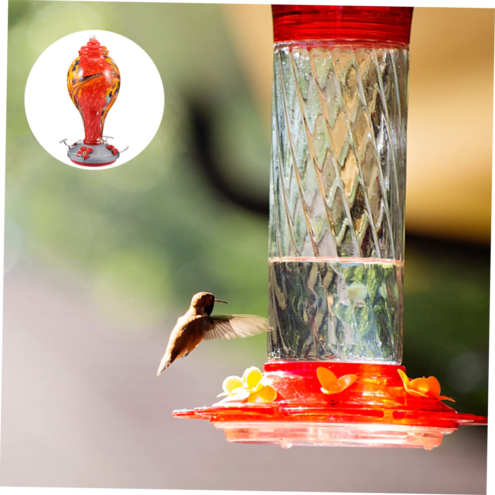 VANZACK Comedero De Gran Capacidad con Diseño Exquisito para Atraer Colibríes para La Familia De