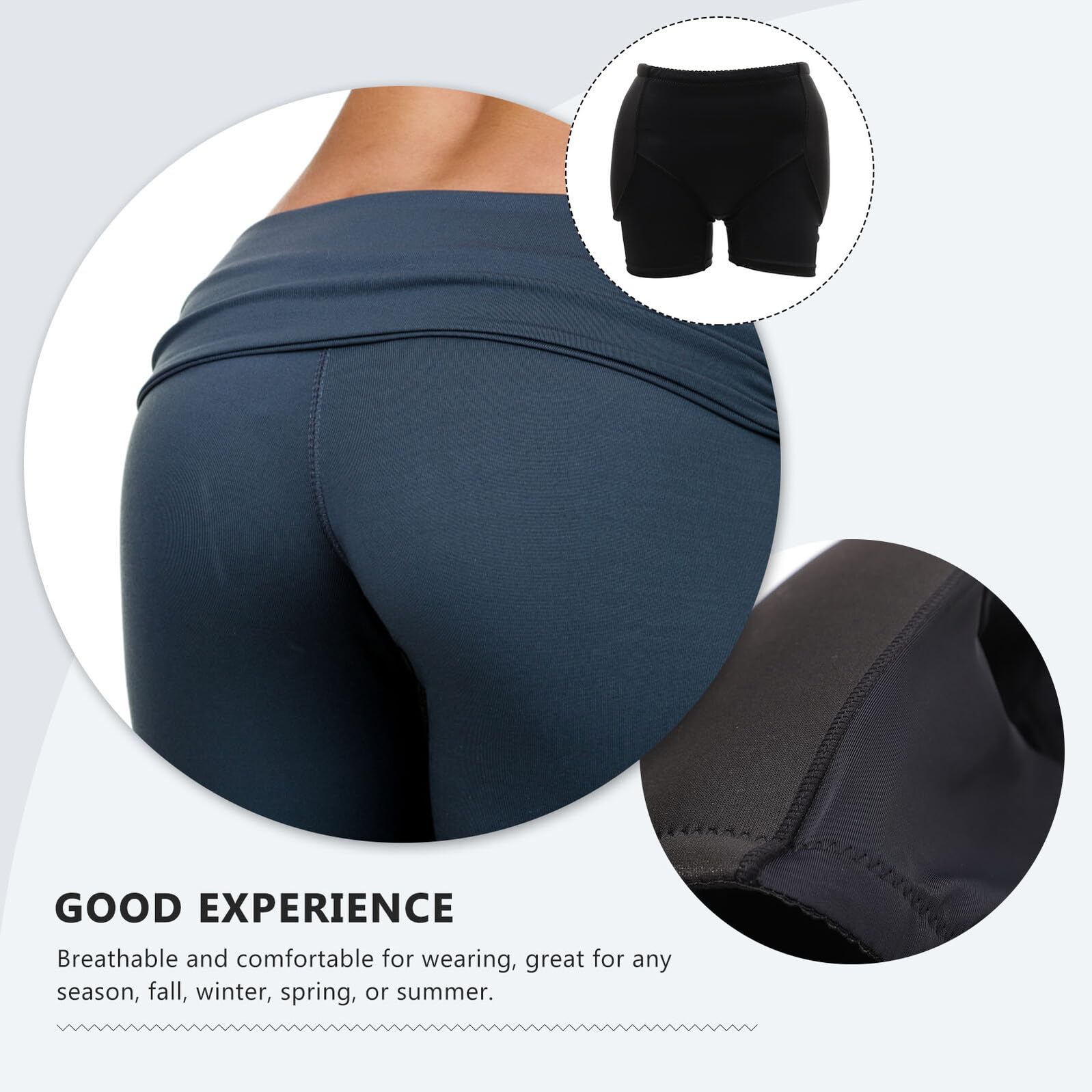UPKOCH 1pezzi Mutande Modellanti Donna Imbottitura Rimovibile per Fianchi Slip da Donna Traspirante per Esaltare Curve Glutei Intimo Contenitivo Lavorazione Elegante e Confortevole