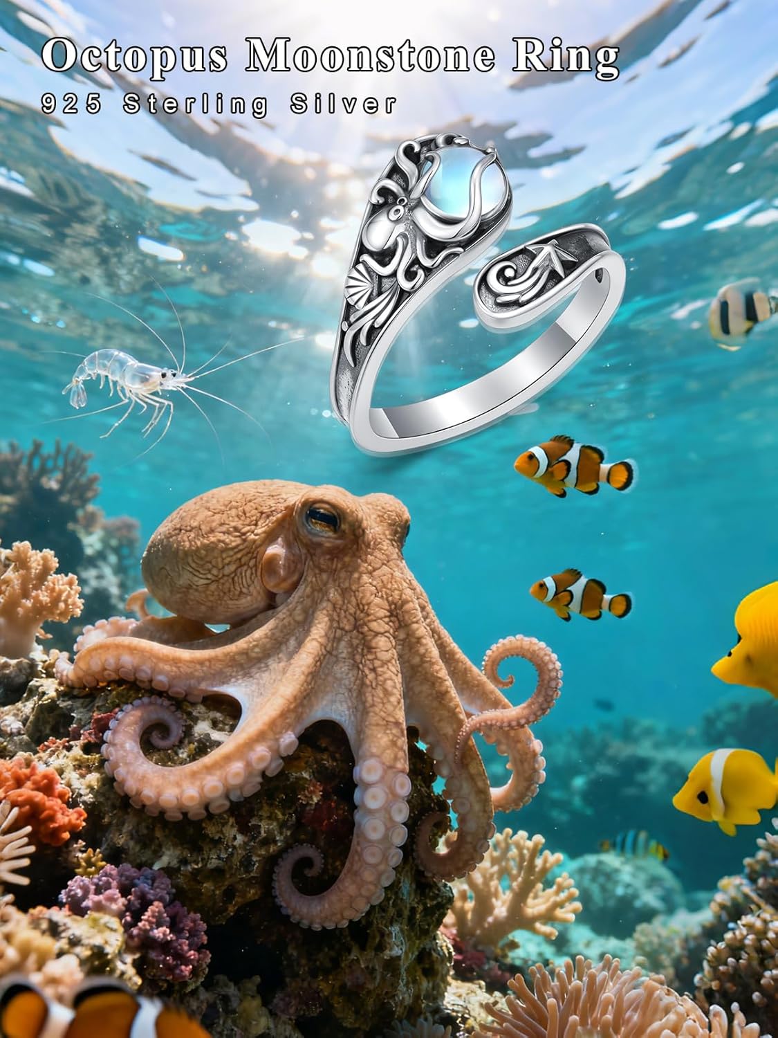 Dorunmo Animal Rings 925 Sterling Silver Dachshund/Highland Cow/Sunflower Rings Adjustable Open Rings Cute Animal Jewelry Gift for for Women Mom Animal Lovers - Image 6