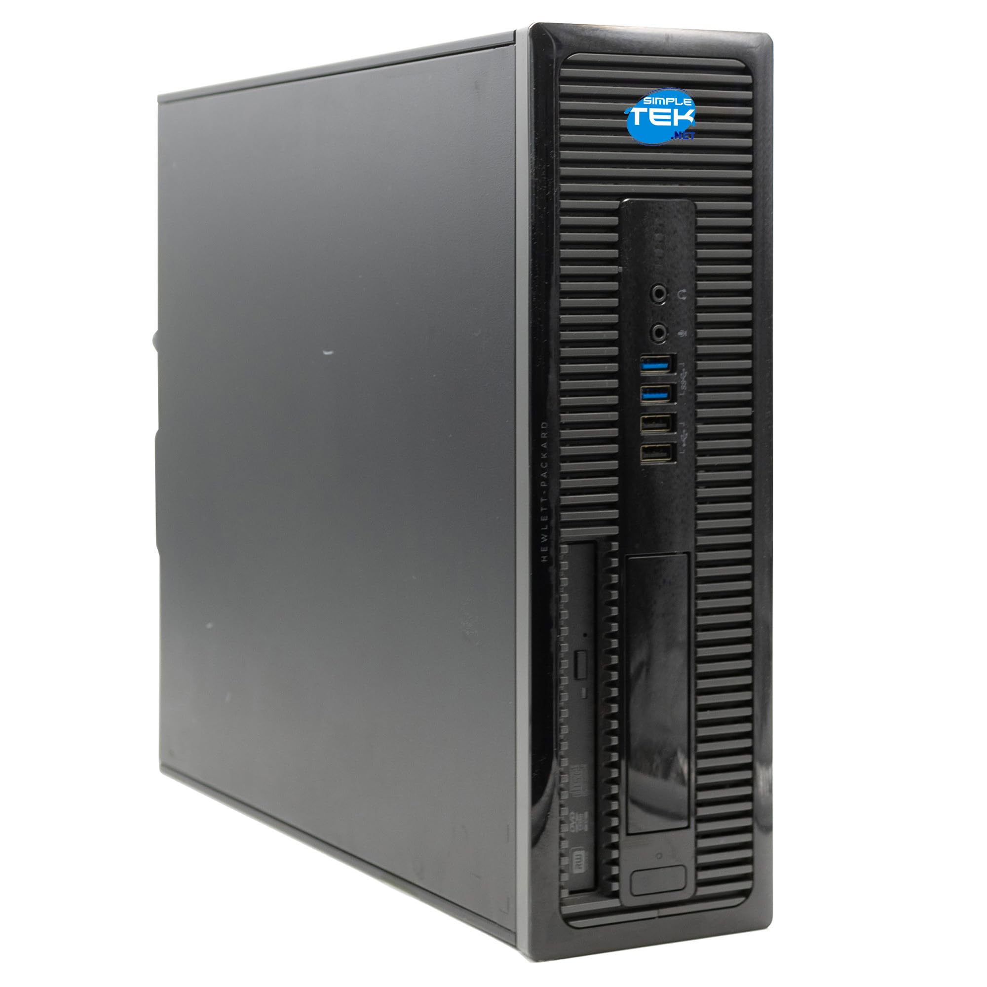 SIMPLETEK Komputer stacjonarny SFF i3, Windows 11 Pro, 16 GB RAM, 2 TB, SSD, DVD-RW, RS232 (odnowiony)