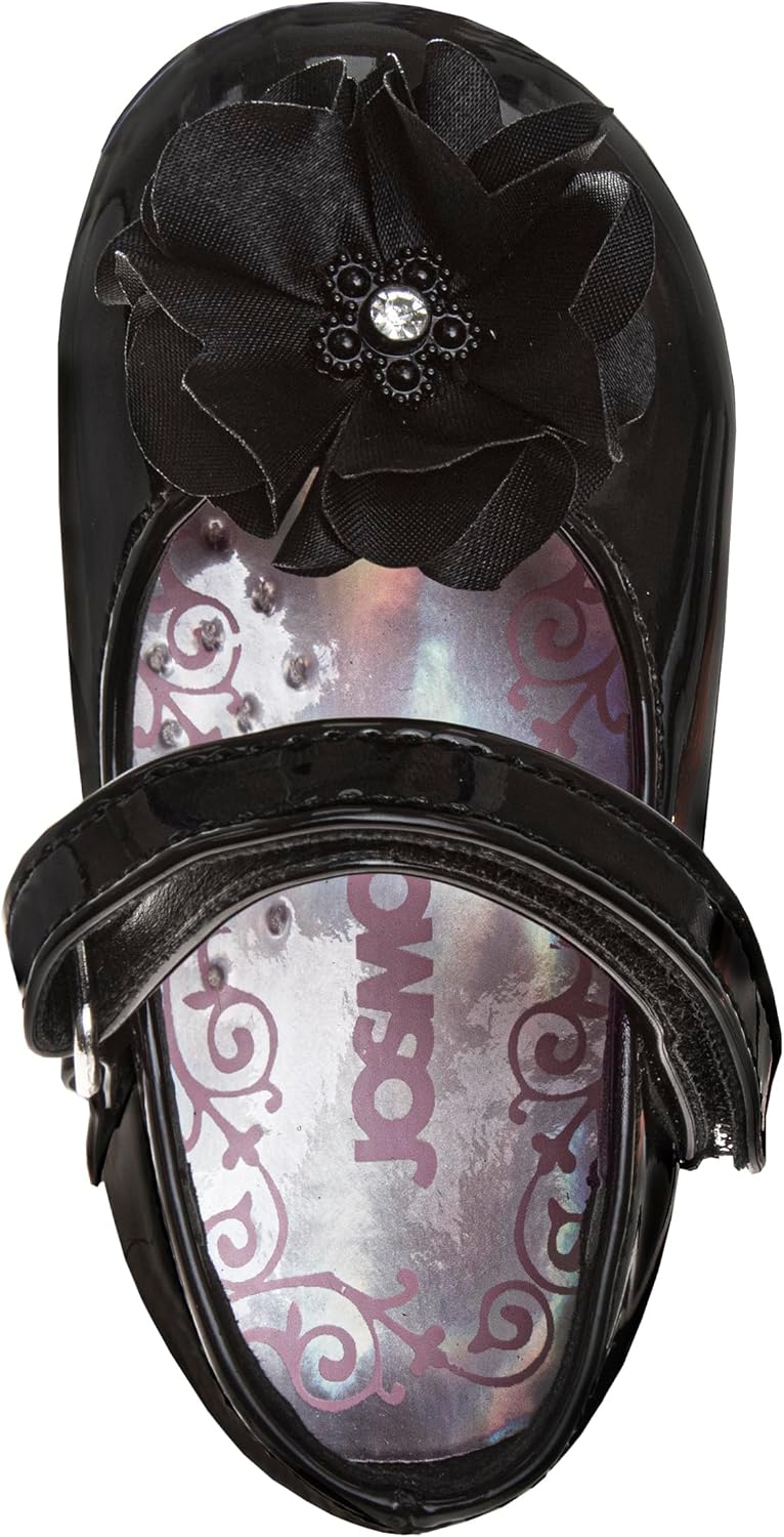 Josmo Baby-Girls Girls Mary Jane Flats with Flower - Image 4