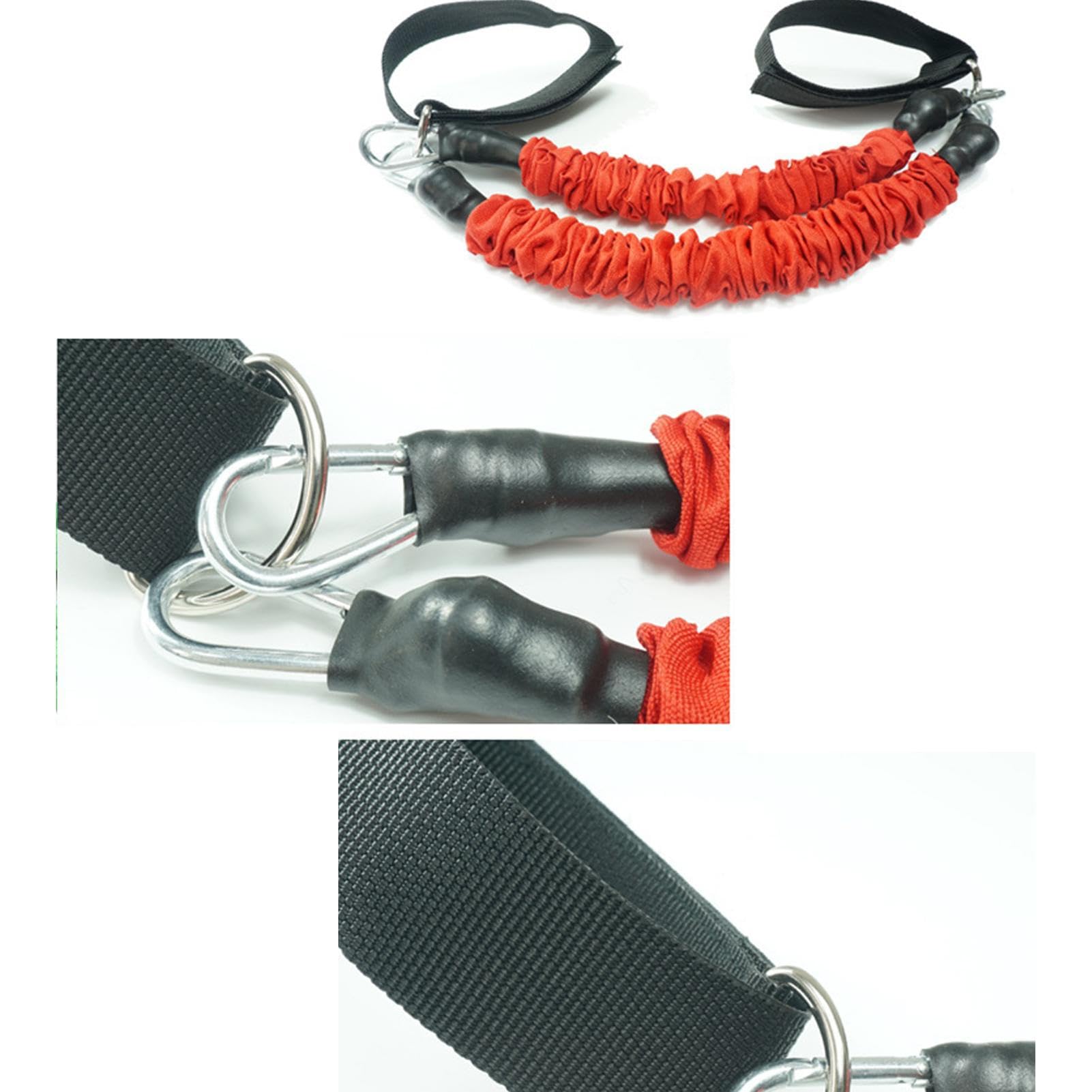 Fasce Zavorrate Per Caviglie Regolabili - Per Allenamento Fitness, Con Tasche Per Pesi, Tessuto Rete - Foto 12