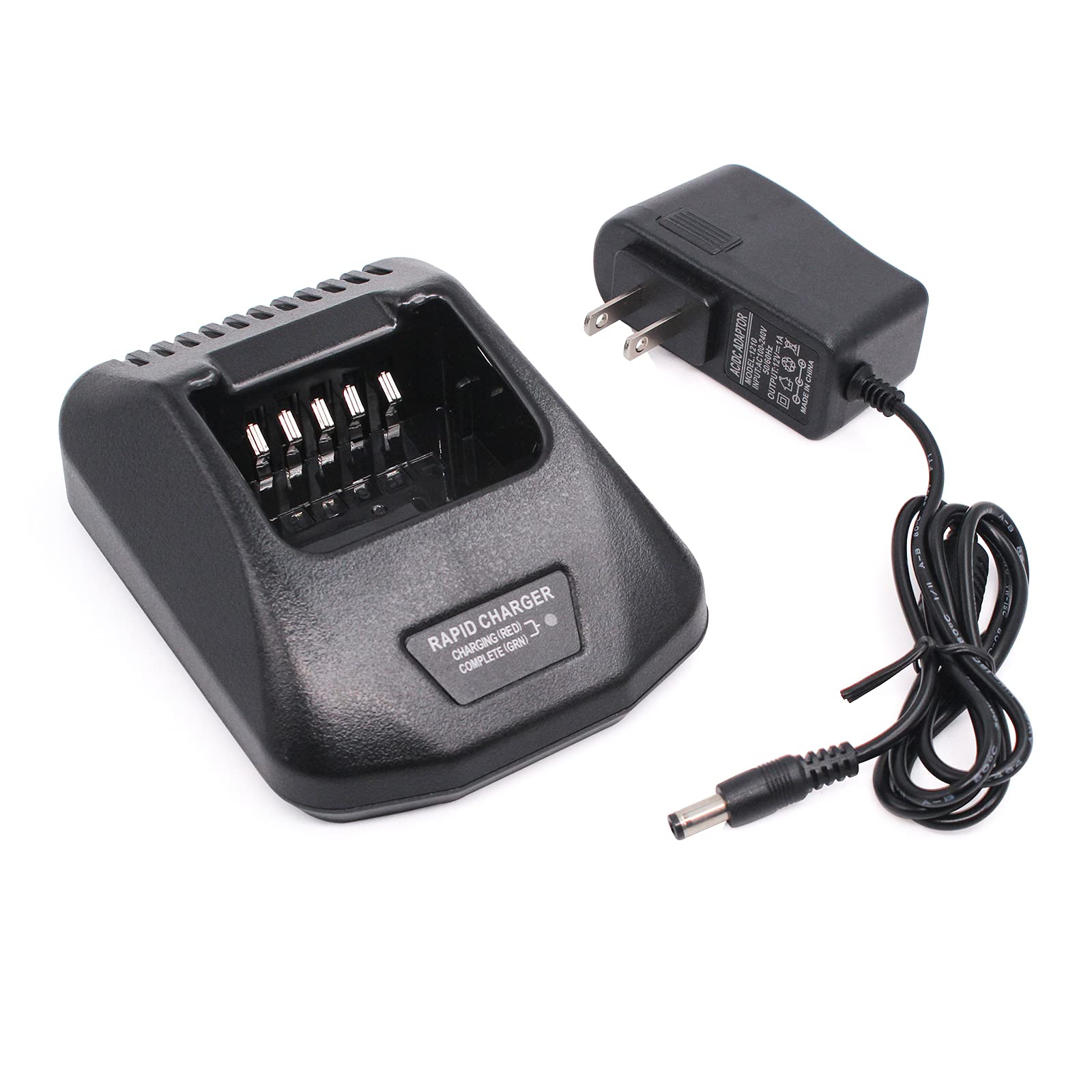 Replace KSC-25 Rapid Charger Compatible for Kenwood TK-2140 TK-3140 TK-2160 TK-3160 TK-2170 TK-3170 TK-2360 TK-3360 NX-220 NX-320 Radio KNB-57L KNB-55L KNB-35L KNB-56N KNB-26N