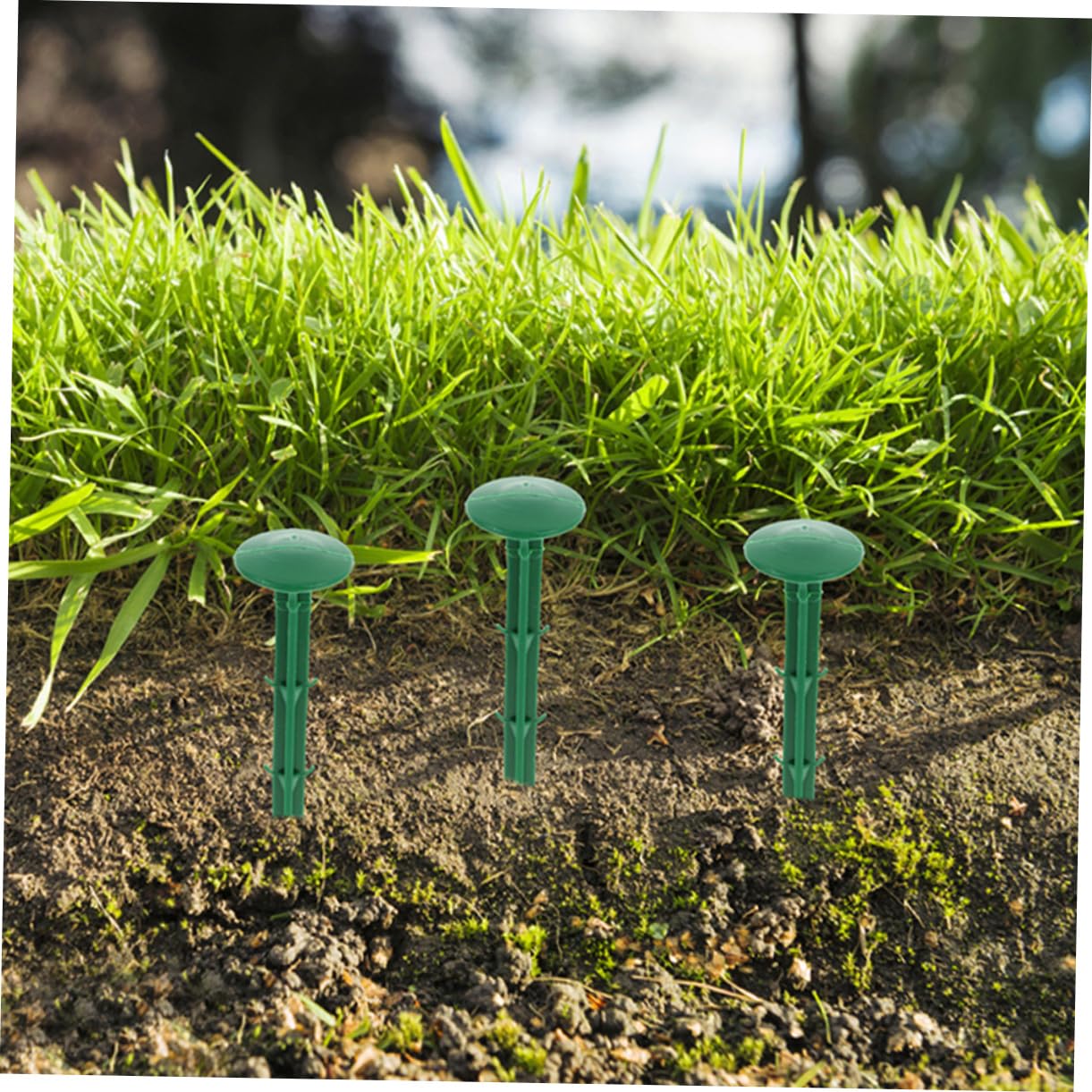 Picchetti di Plastica per Esterni 20 Cm, Set da 150 Pezzi, Chiodi da Terra per Giardinaggio e Coperture per Piante, Resistenti e Flessibili per Fissaggio Teli Anti-Erba e Reti da Giardino