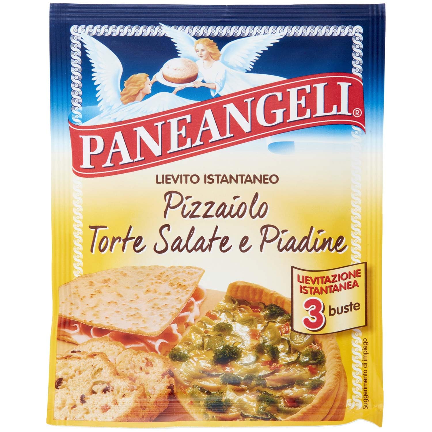 Paneangeli: "Pizzaiolo" Italian Leavening Agent * 0.53 Ounce (15gr) Packages (Pack of 9) * [ Italian Import ]
