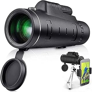 Monocular Telescope - Monocular Telescope with 40x60 Magnification Monocular Telescope for Adults HD High Power Telescope Gadget Outdoor Telescope