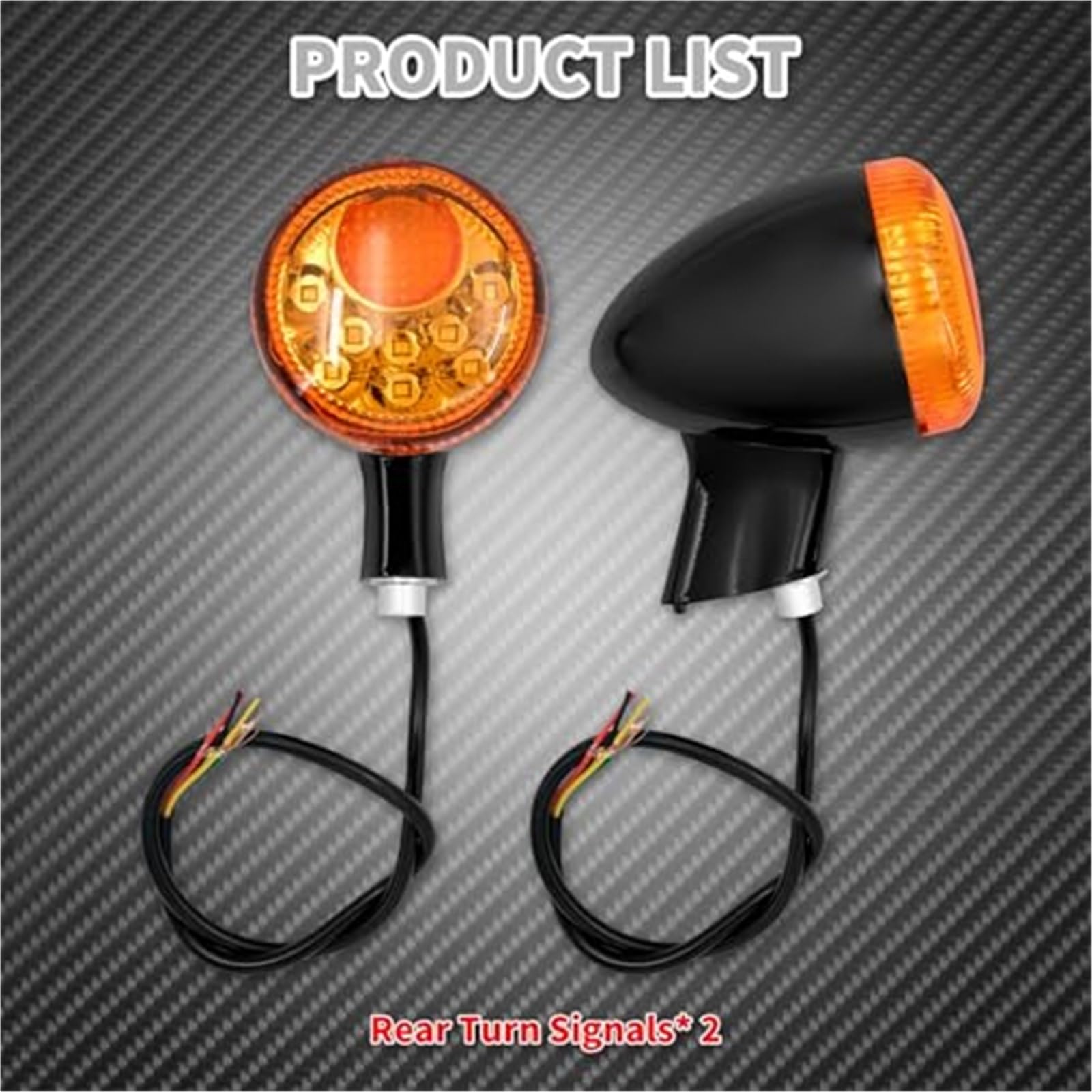 Przednie tylne kierunkowskazy Tylne motocykla Wskaźniki Światła hamowania Lampa do jazdy, dla Harley, Sportster XL 1200 883 Super Low Custom 1992-22 Kierunkowskaz z przodu i tyłu motocykla