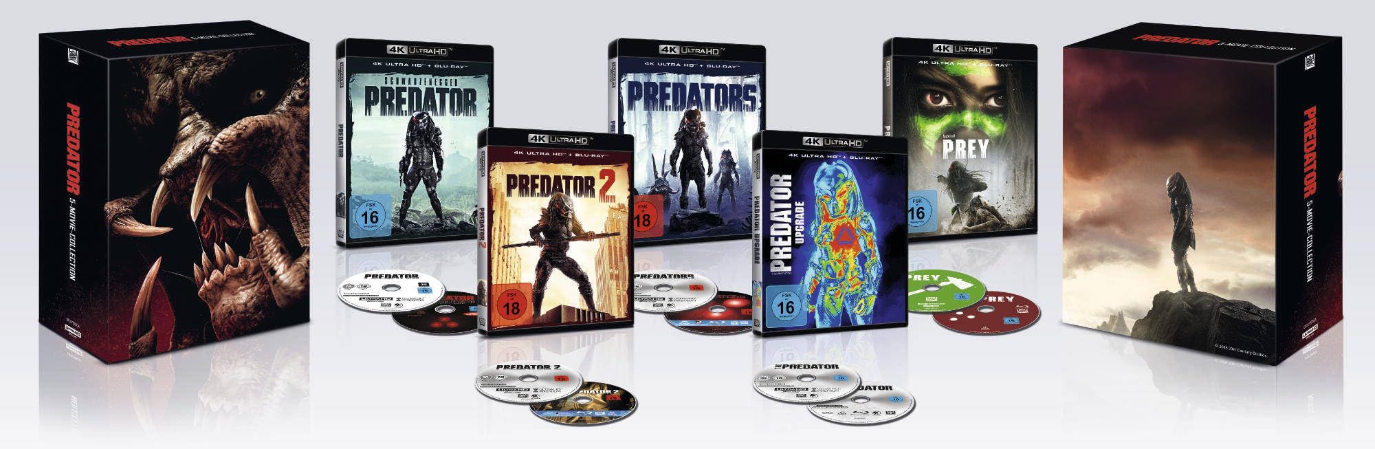 Predator 5-Movie-Collection 4K Ultra HD