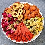 juhua Kräutertee kann Geist steigern, Hitze abführen und entgiften, Wind und Hitze evakuieren, Müdigkeit lindern, Verdauung fördern, entzündungshemmend und bakterizid wirken, Darminfektionskrankheiten vorbeugen, Hitzschlag verhindern, Durst stillen und Fett verbrennen.