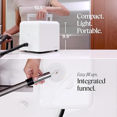 Miniatura 7 de Dupray Limpiador a vapor limpio con kit de accesorios de 40 piezas, limpieza potente y sin productos químicos para suelos, automóviles, azulejos,