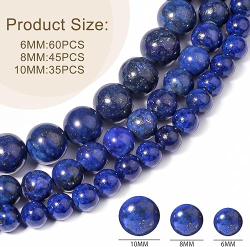 Miniatura 4 de Love Beads - Cuentas de fluorita coloridas para hacer joyas, cuentas de 15 pulgadas, 0.315 in