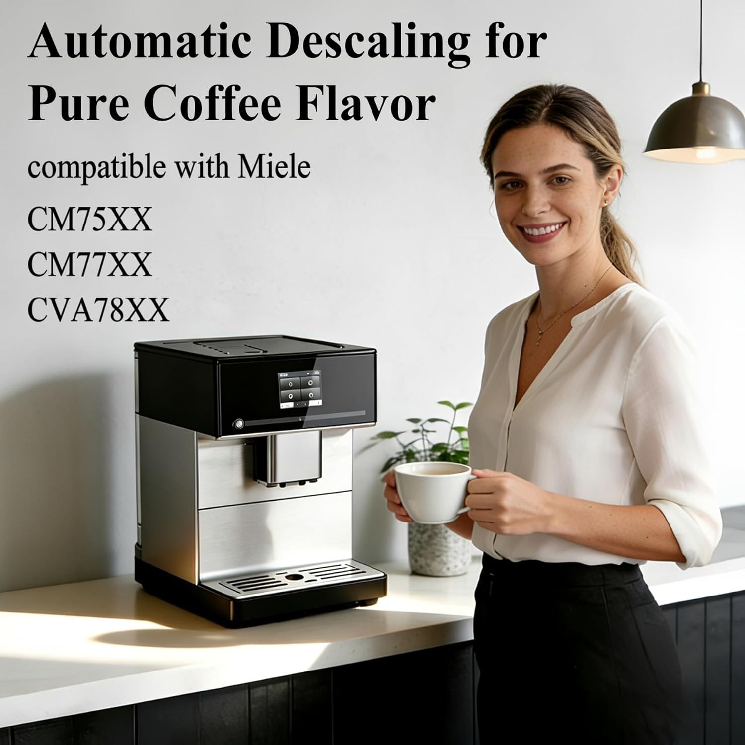 Magam Descaling Cartridge for Miele Coffee Machine – Compatible with GP DC 001 C, Gentle & Effective Limescale Remover – Long-Lasting 1-Year Supply, No Residue, Easy Maintenance