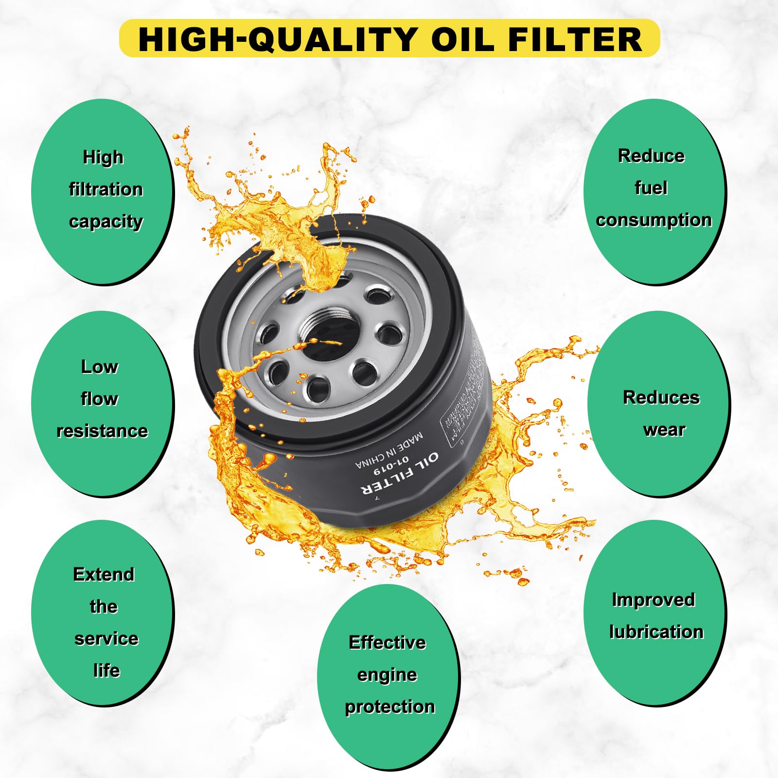 Amazon.com: Road Passion 49065-0721 Oil Filter Compatible with