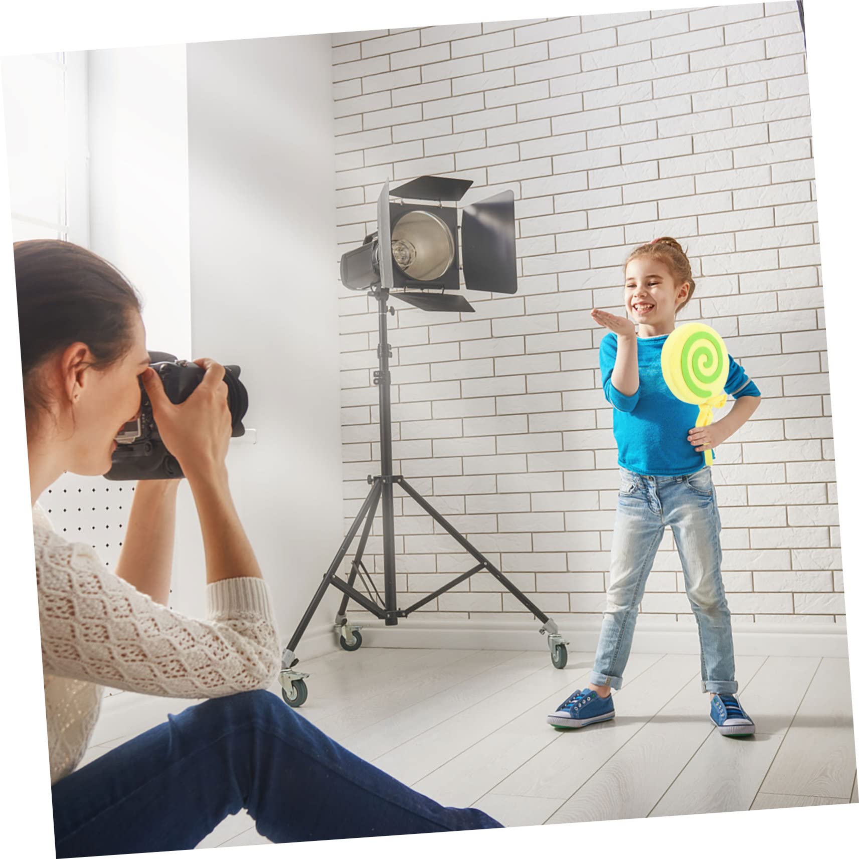 STOBAZA 4stücke Lollipop Requisiten Für Hochzeiten Und Große Simulation Von Lollipops Durchmesser Foto Requisiten Für Kreative Partys Und Unvergessliche Erinnerungen