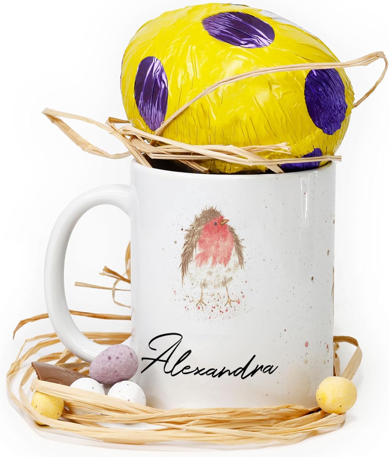 Hairyworm Personalised Wall Art, A4 Square (H:297mm X W