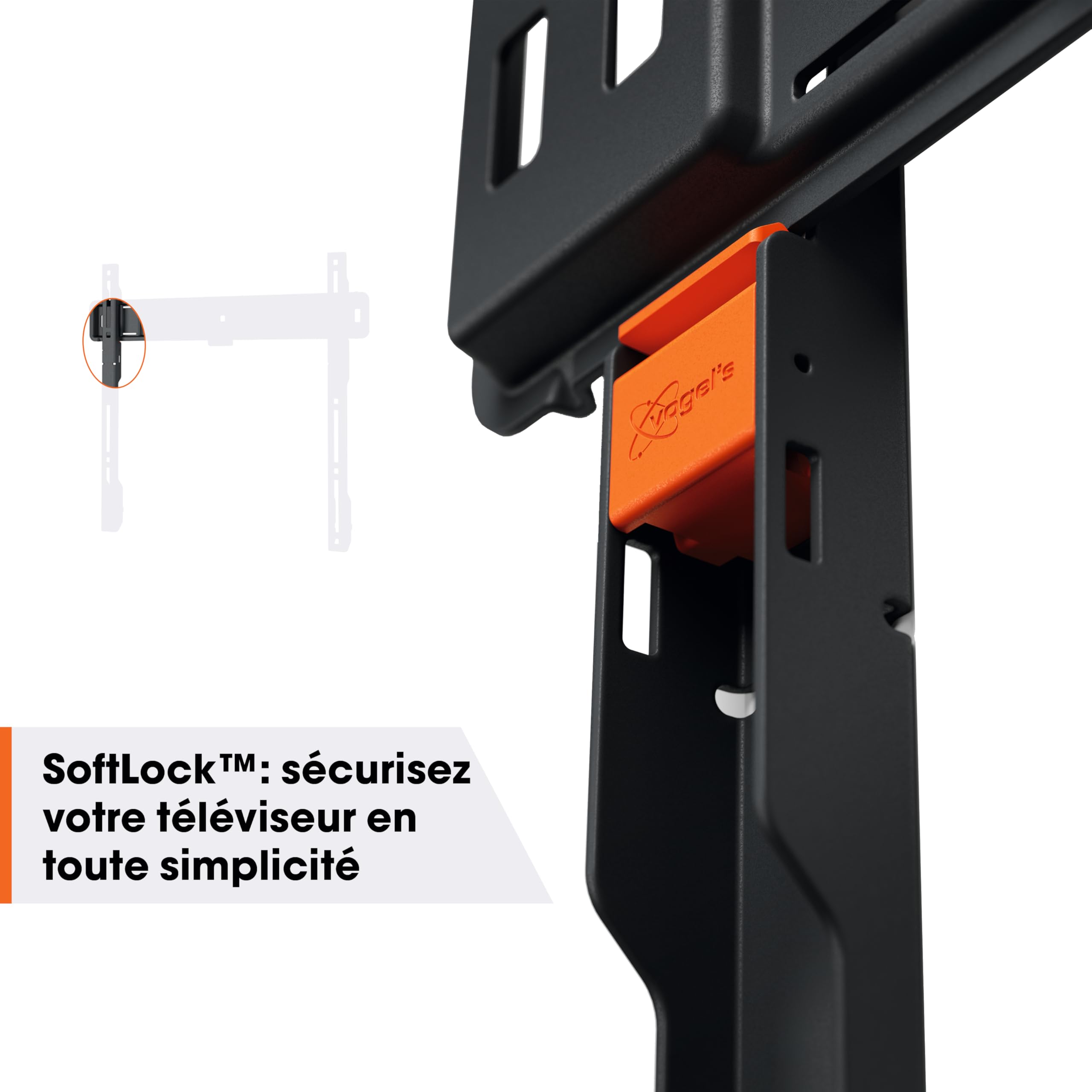 Vogel's TVM 1605 Support Mural TV Plat pour téléviseurs de 40-100 Pouces, Poids Max. 75 kg, Support TV Max. VESA 600x400, Compatibilité Universelle | Compatibilité universelle, Certifié TÜV, Charge Max 75 kg, VESA jusqu'à 600x400, Matériel montage incl