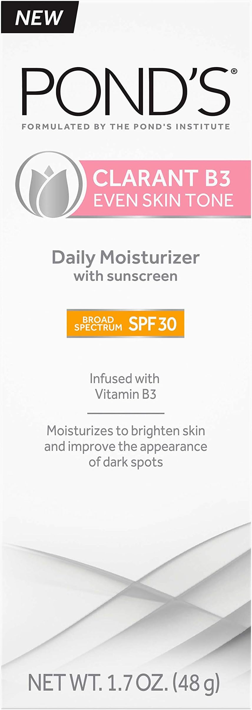 Pond's Face Moisturizer Clarant B3 SPF30 1.7 oz