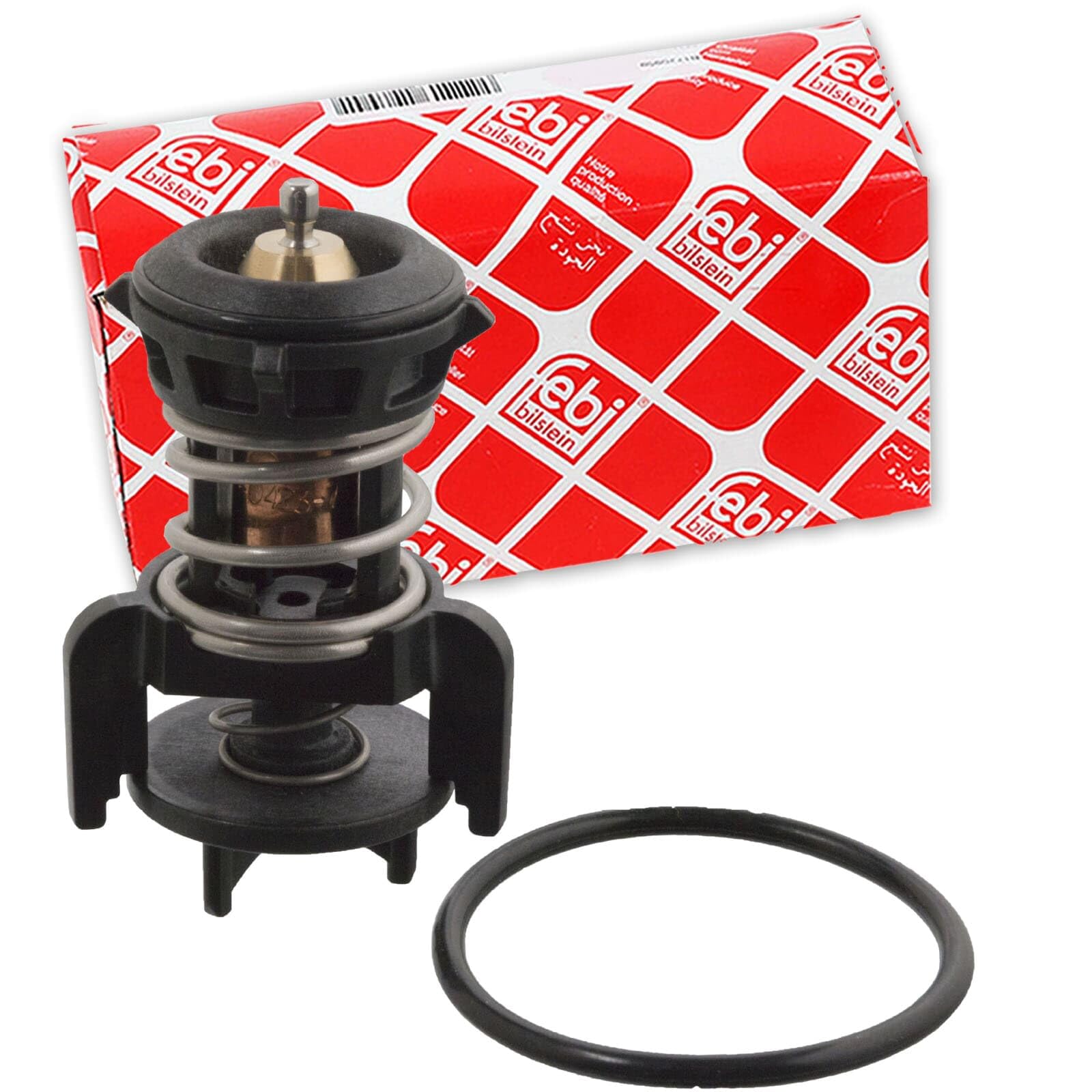FEBI BILSTEIN Termostato, Refrigerante 106524 Compatibile con: AUDI Q2, Q3, TT, TT Roadster, SEAT ARONA, IBIZA V, TARRACO, SKODA KAMIQ, KAROQ, KODIAQ, SCALA, VW ARTEON, CRAFTER Bus, CRAFTER Kasten