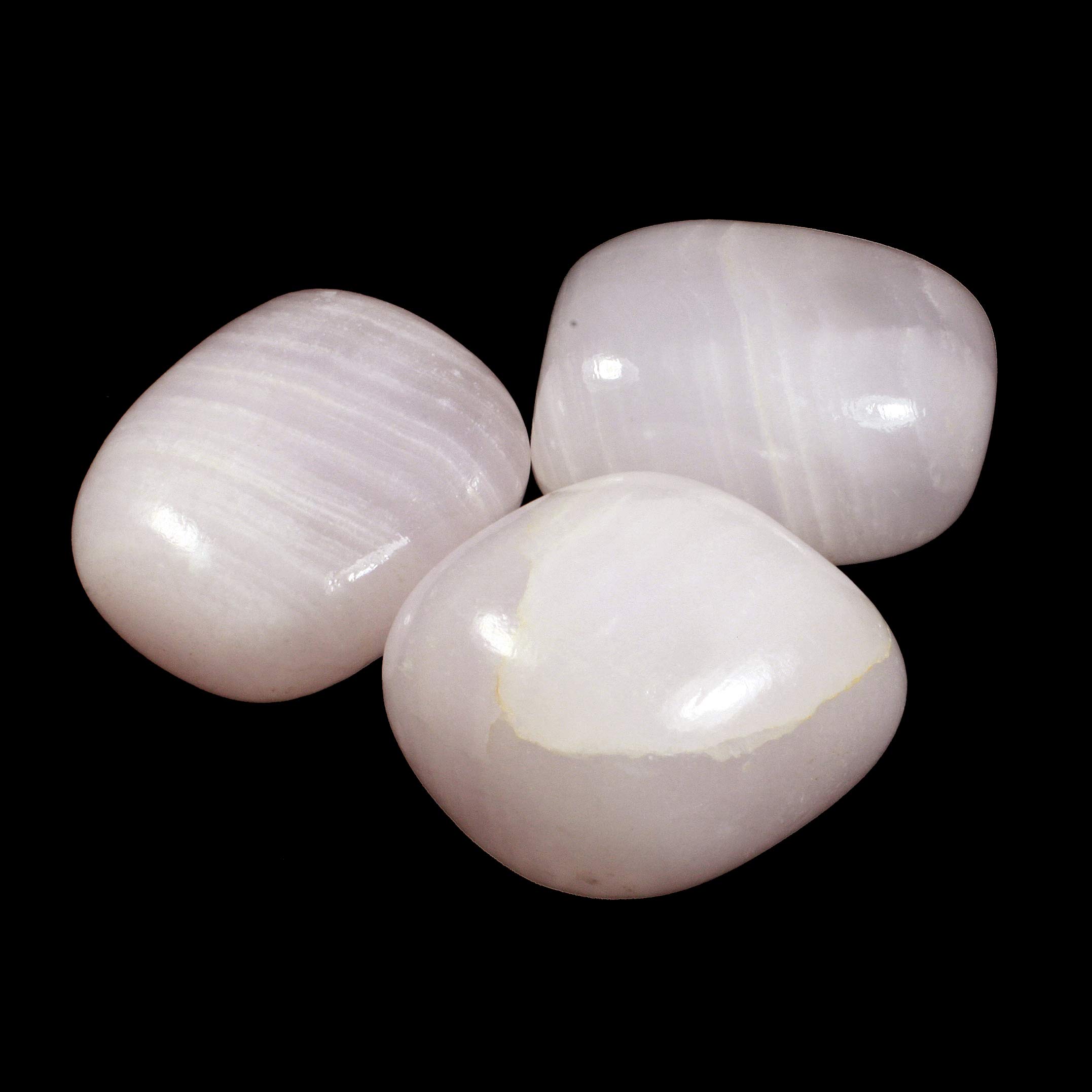 CrystalAge Mangano Calcite Tumble Stone (Extra Grade) (25-30mm)