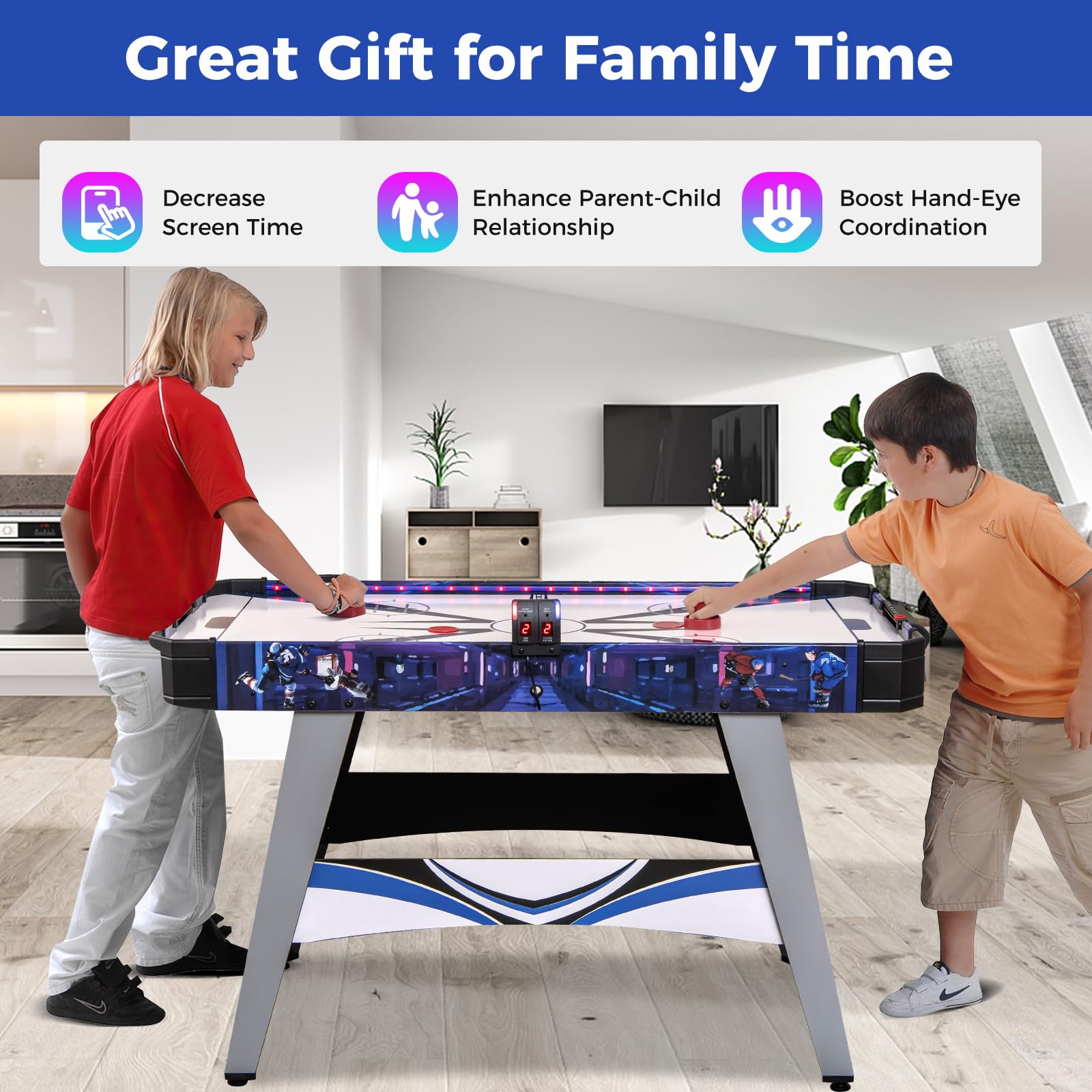 HOMASIS Table de Hockey sur Coussin d'air