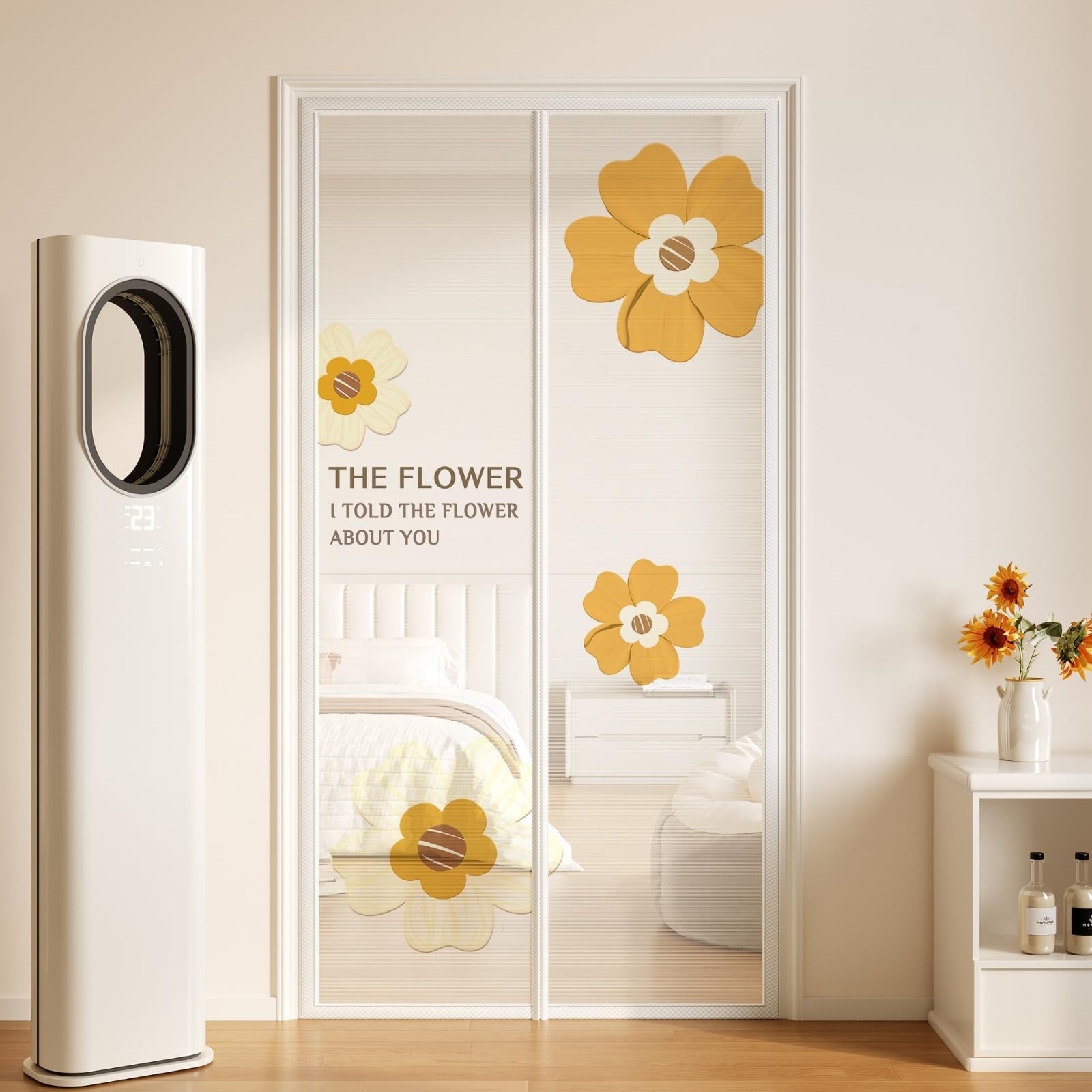 Moustiquaire Magnétique Fermeture Automatique pour la Chambre d'Enfant