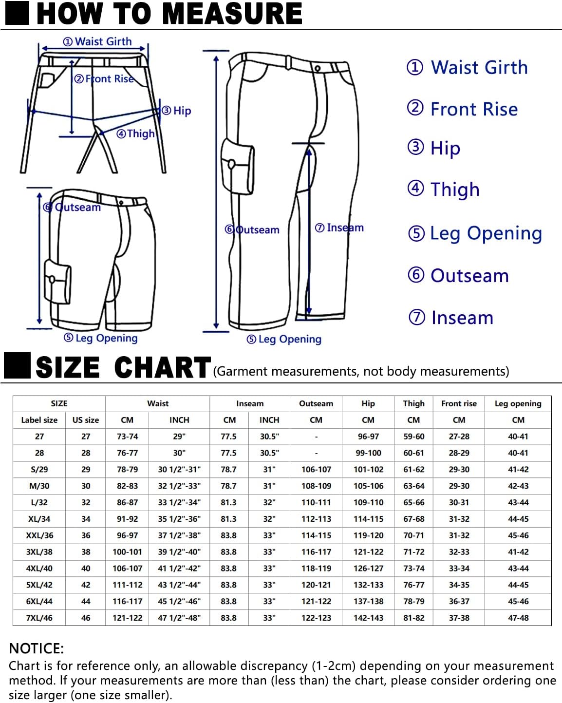 Match Men's Wild Cargo Pants 42 3357 Mud