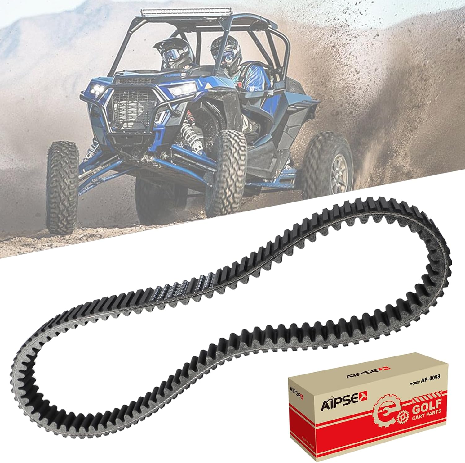 3211162 Belt UTV ATV Drive Belt Compatible with Polaris Ranger 500/ RZR 800/ Sportsman 500 570 700 800, OEM# 3211162, 3211113, 3211118, 24G4022