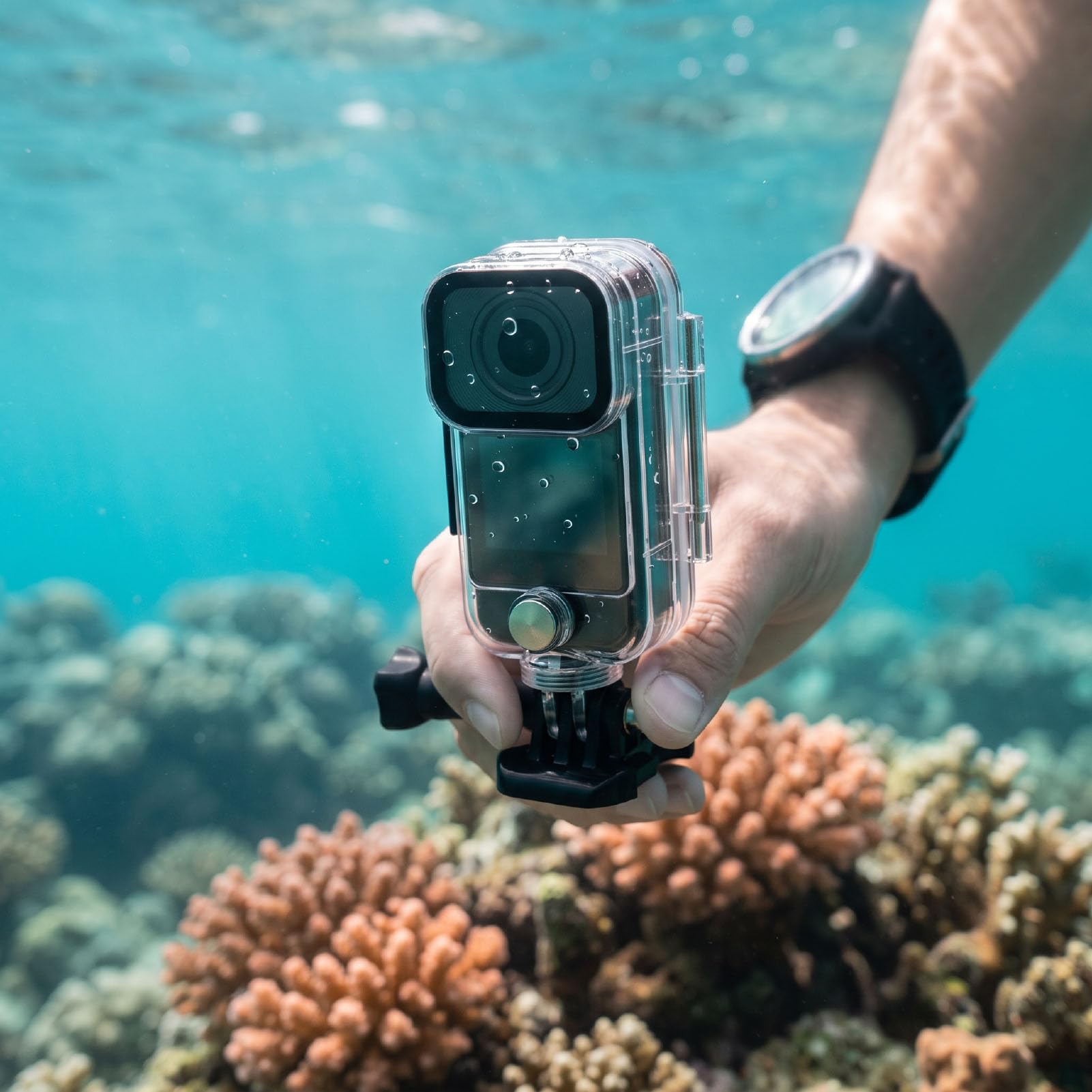 Fotocamera per Vlogging con Action Cam 4K con Custodia