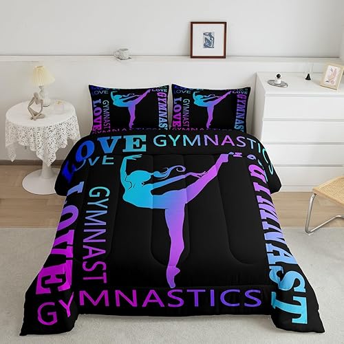 Miniatura 42 de Edredón de Flores Groovy de los años 60, 70 y 80, Flores Rosa, Morado, Amarillo, Juego de Edredón Retro Floral Boho para Niños, Niñas, Juego de