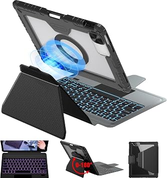 Nillkin Magnetic Backlit Keyboard Case for iPad Pro 13 2024, M4