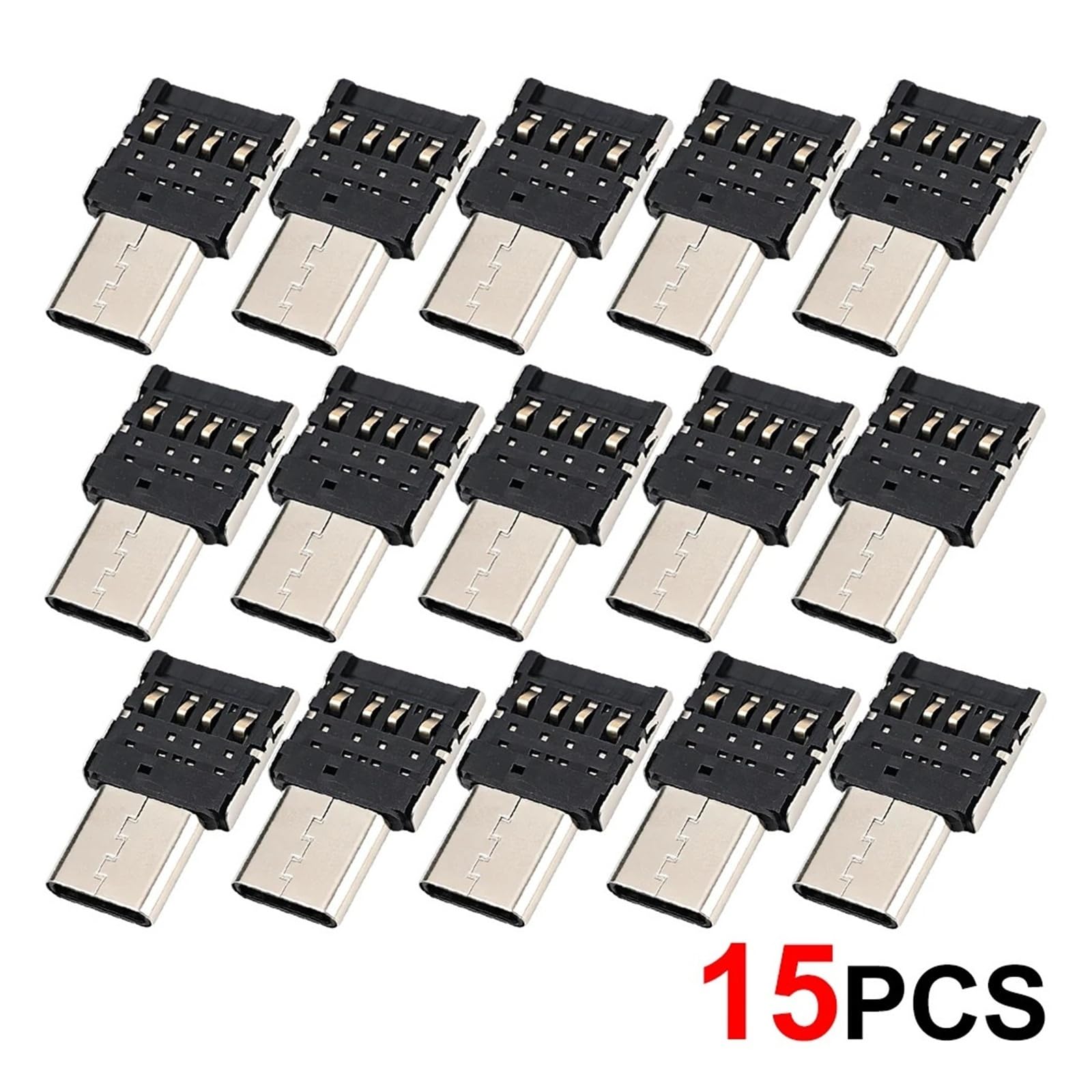 USB C to USB Adapter Type C OTG Cable for Phone Tablet(15Pcs)